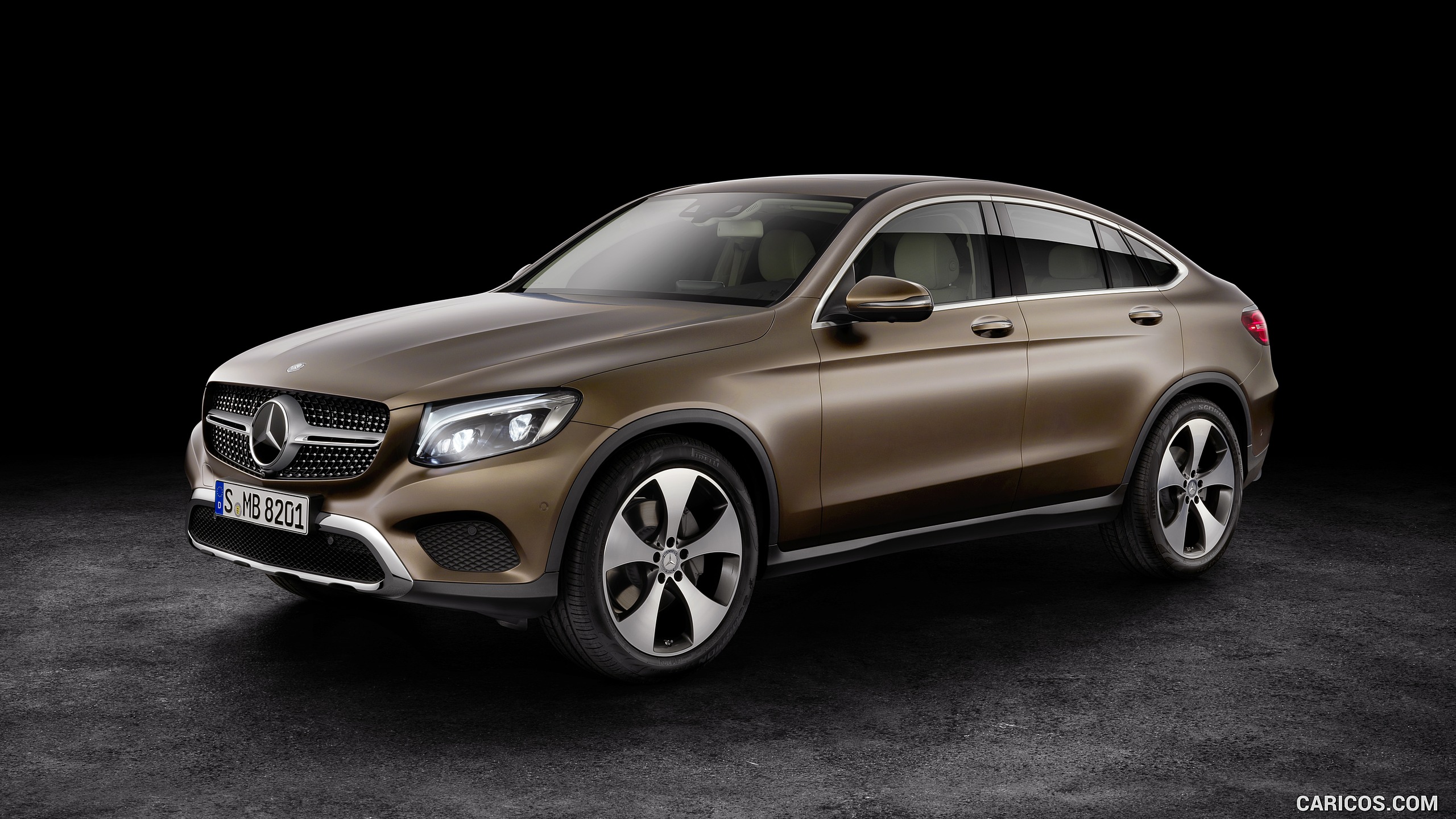 2017 Mercedes-Benz GLC Coupe (Color: Citrine Brown Magno) - Front, #31 of 144