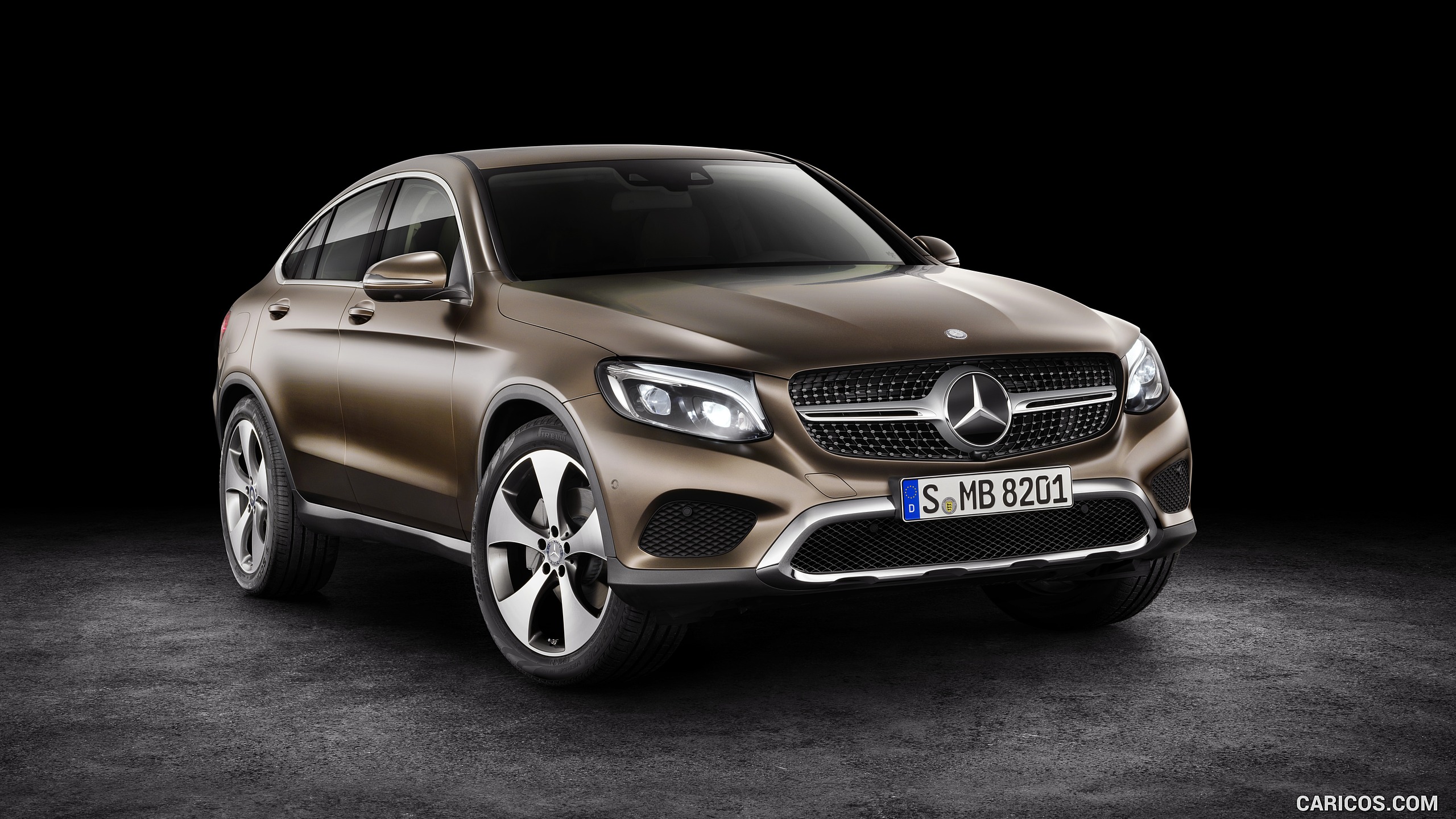 2017 Mercedes-Benz GLC Coupe (Color: Citrine Brown Magno) - Front, #34 of 144