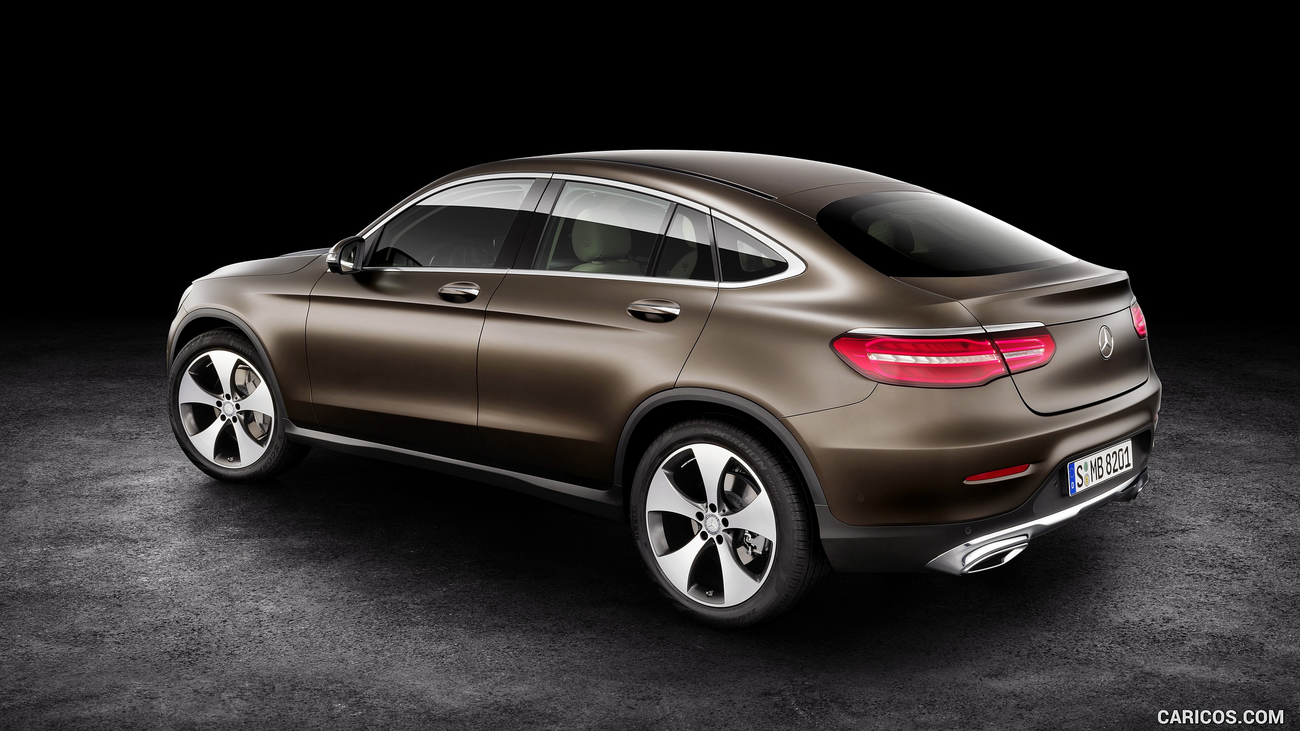2017 Mercedes-Benz GLC Coupe (Color: Citrine Brown Magno) - Side, #32 of 144