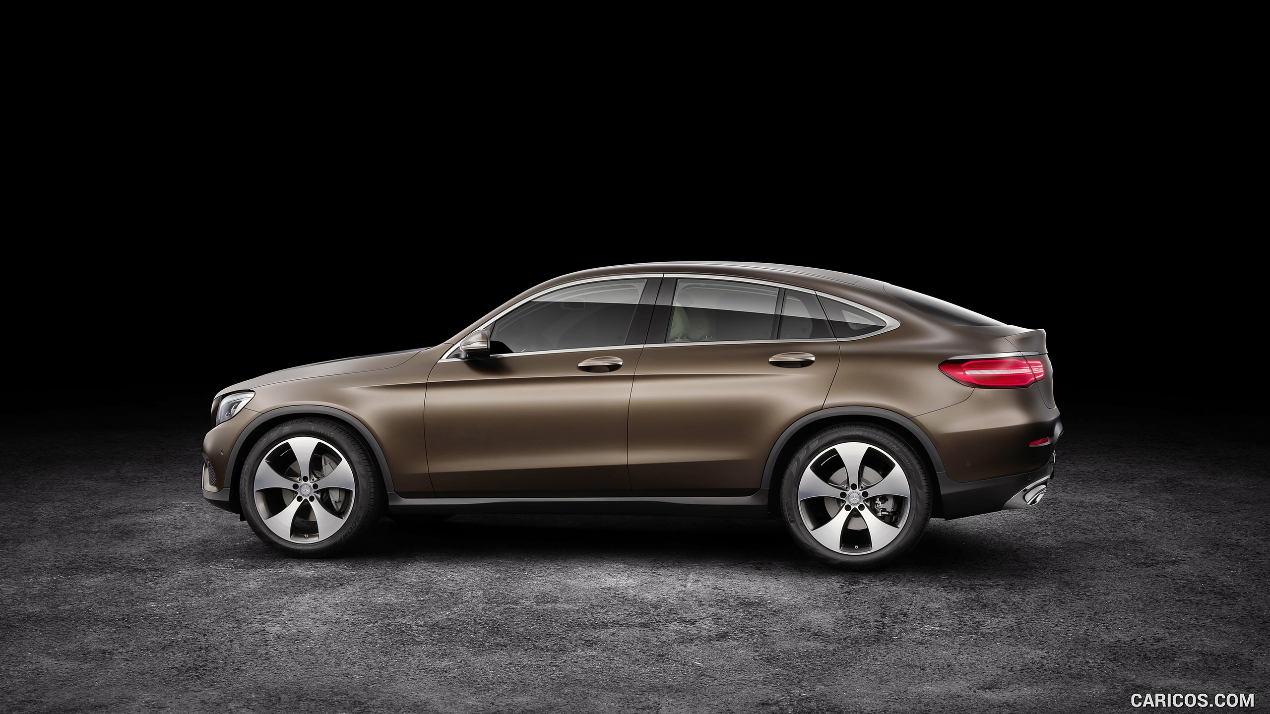 2017 Mercedes-Benz GLC Coupe (Color: Citrine Brown Magno) - Side, #33 of 144