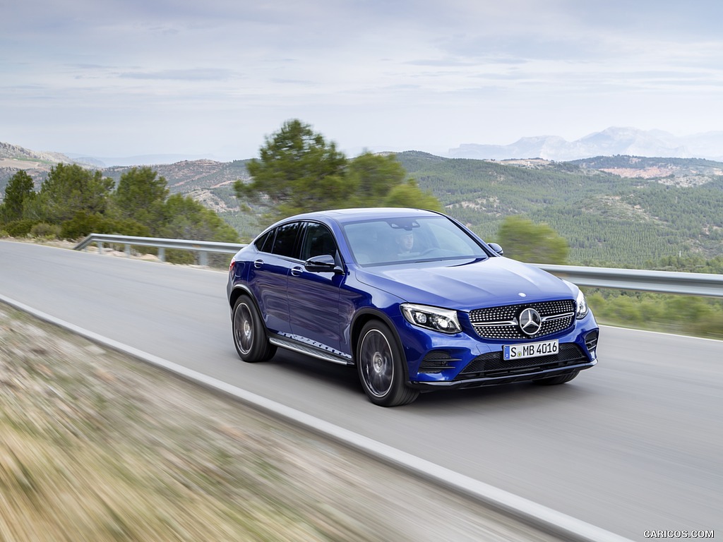 2017 Mercedes-Benz GLC Coupe (Color: Brilliant Blue) - Front