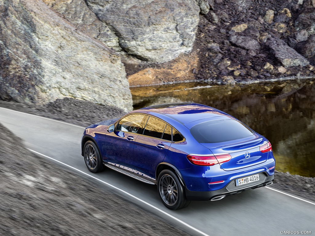 2017 Mercedes-Benz GLC Coupe (Color: Brilliant Blue) - Rear