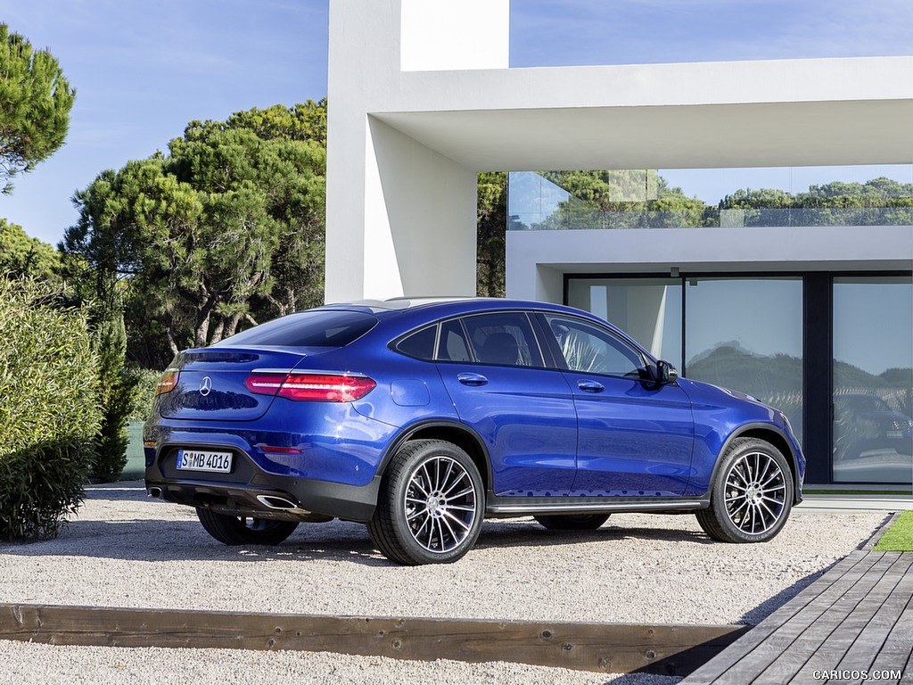 2017 Mercedes-Benz GLC Coupe (Color: Brilliant Blue) - Rear