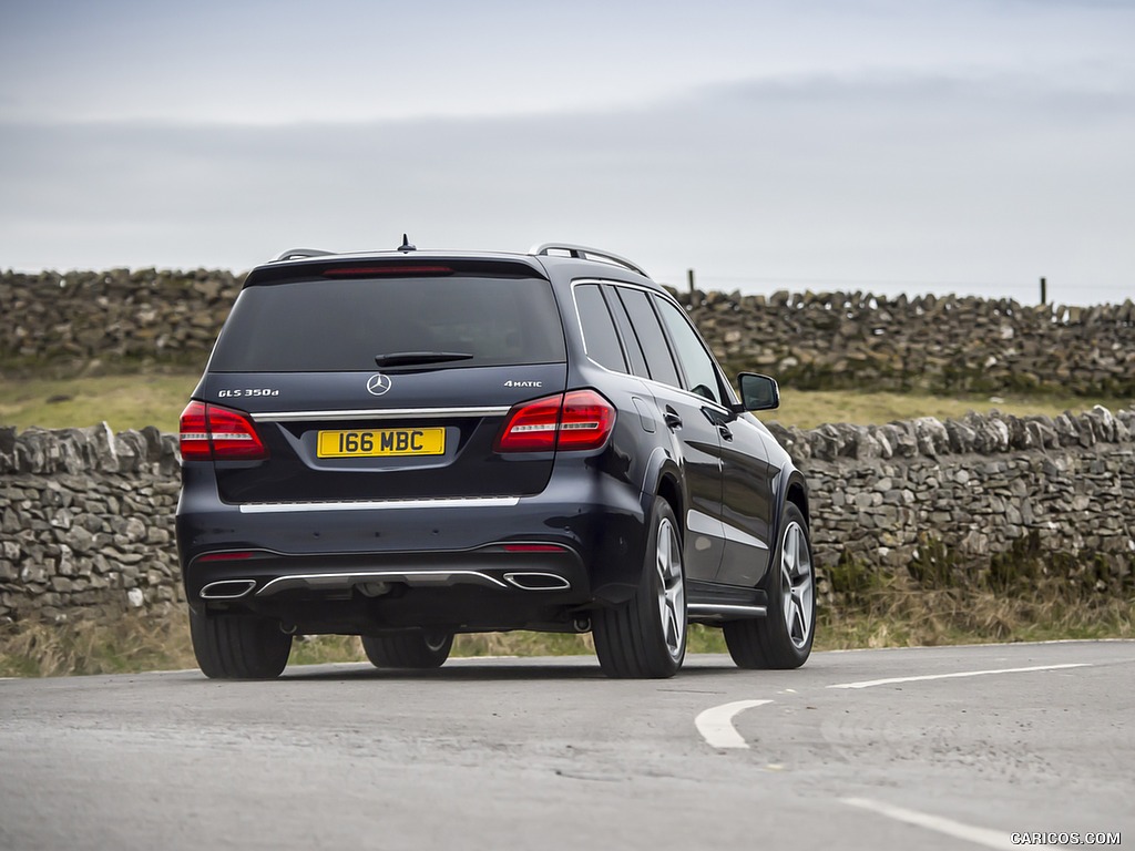 2017 Mercedes-Benz GLS 350 d 4MATIC AMG Line (UK-Spec, Diesel) - Rear