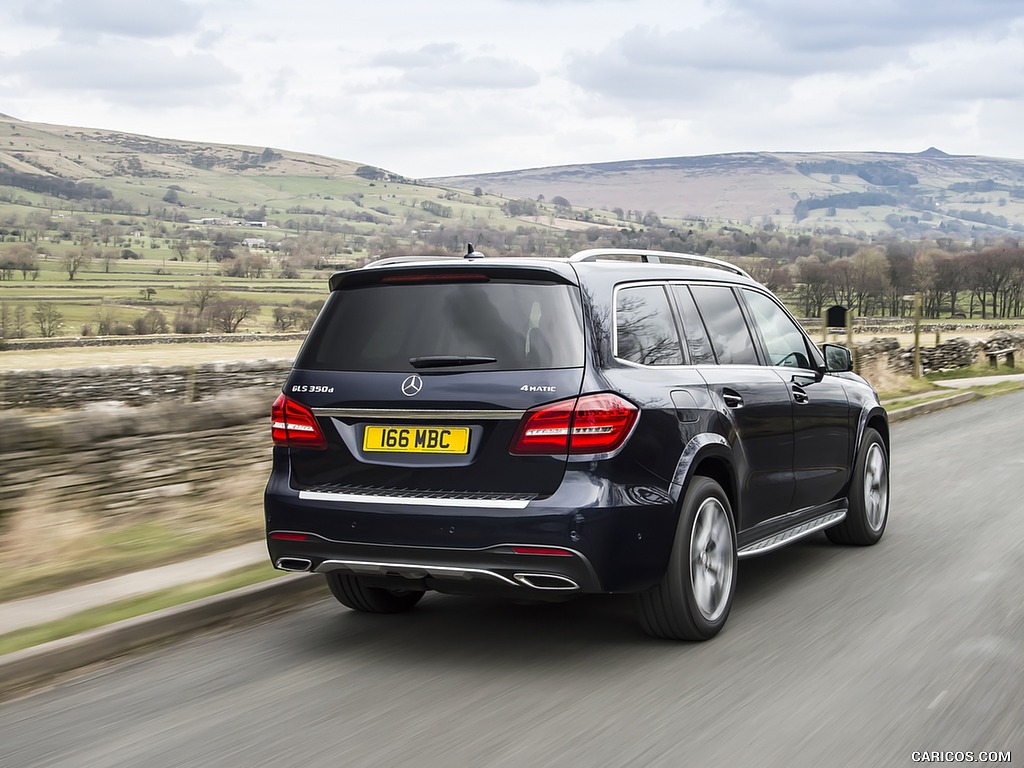 2017 Mercedes-Benz GLS 350 d 4MATIC AMG Line (UK-Spec, Diesel) - Rear