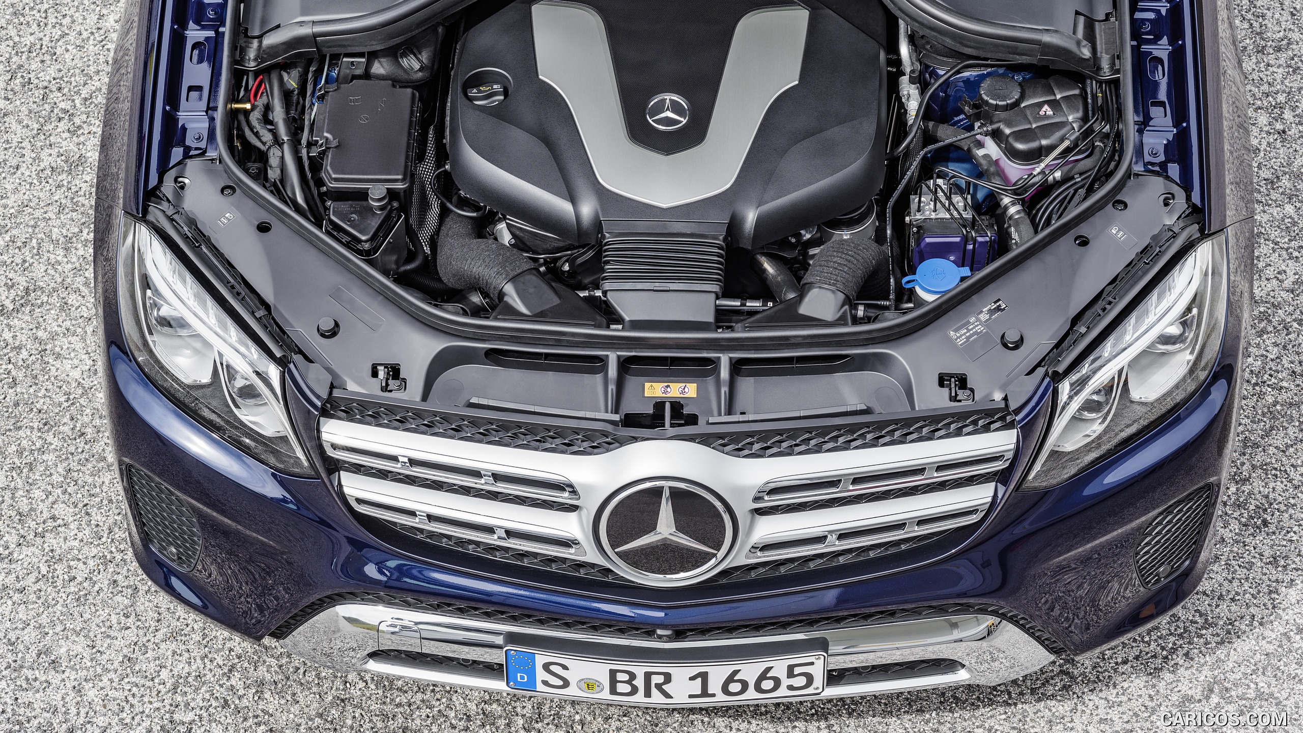 2017 Mercedes-Benz GLS 350d 4MATIC (Color: Cavansite Blue) - Engine, #19 of 255