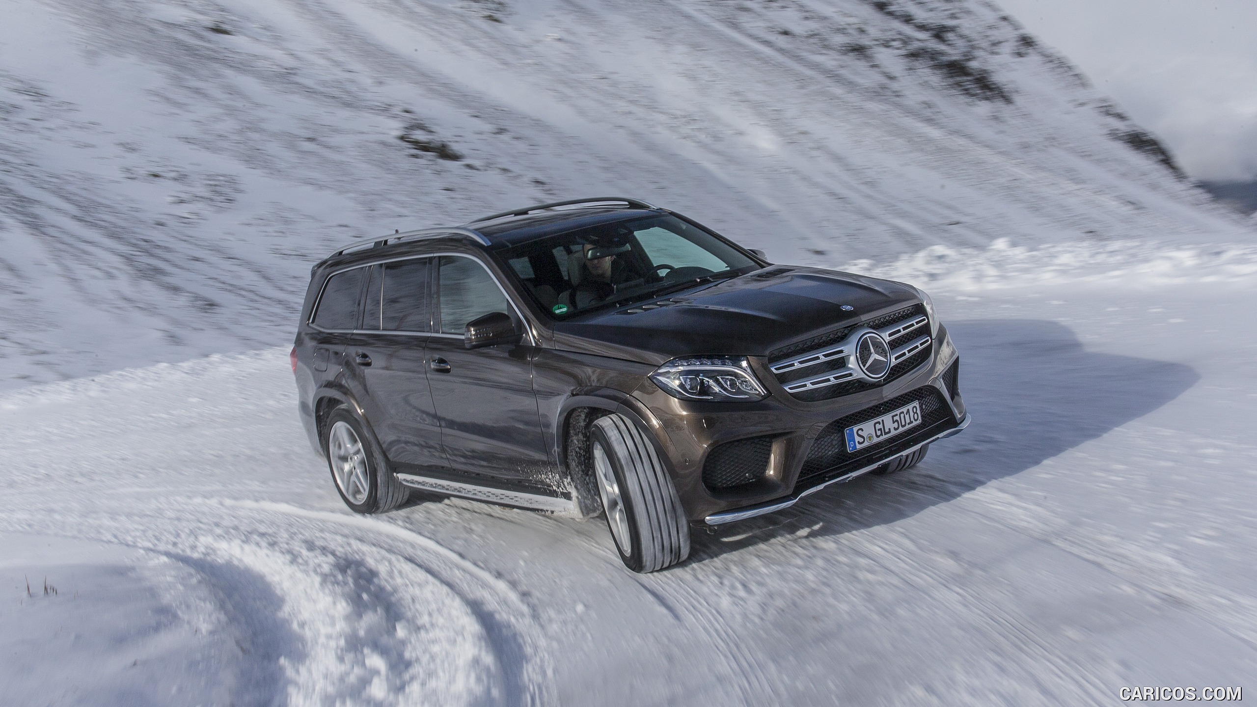 2017 Mercedes-Benz GLS 350d 4MATIC AMG Line in Snow - Front, #182 of 255