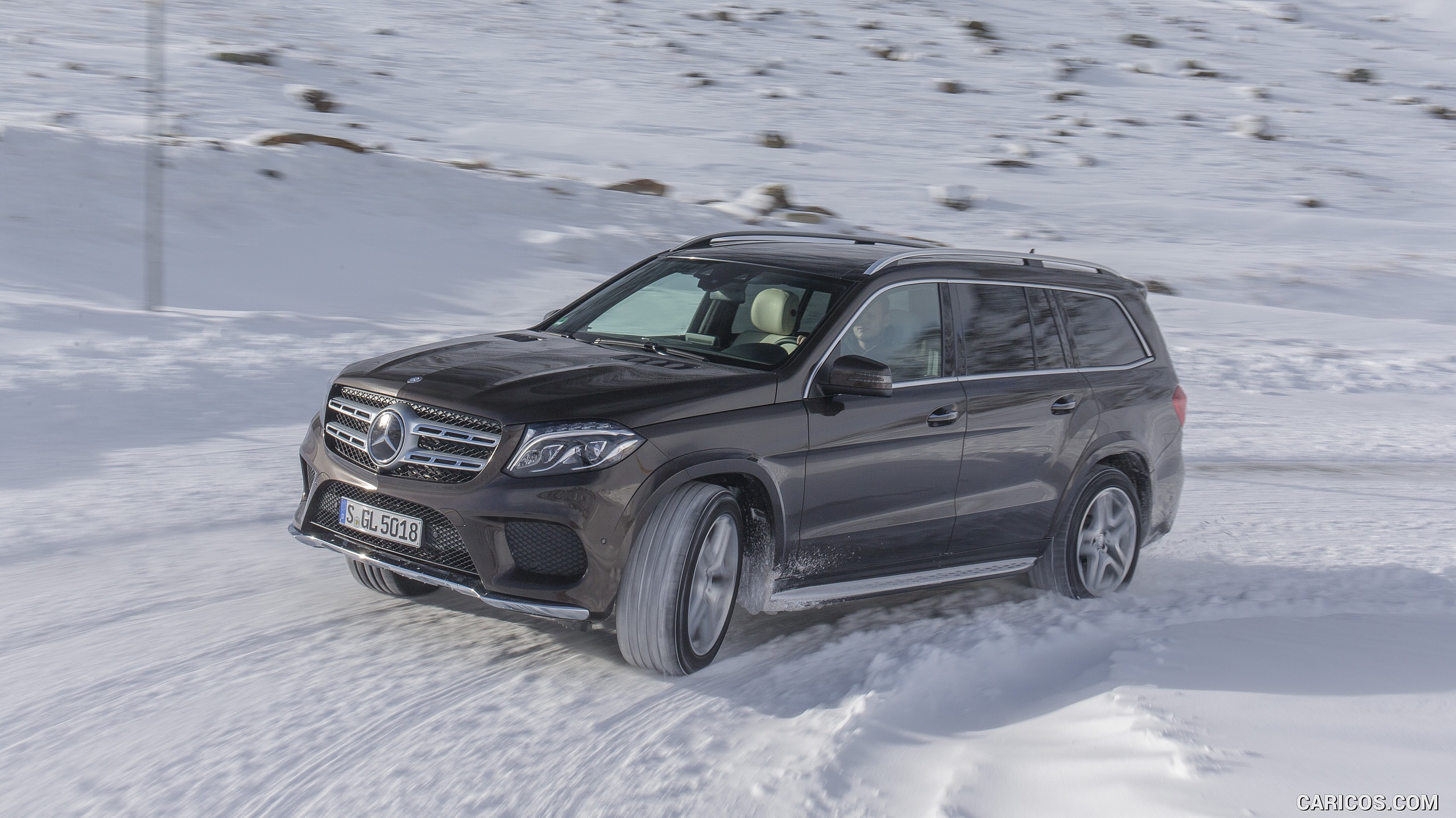 2017 Mercedes-Benz GLS 350d 4MATIC AMG Line in Snow - Front, #183 of 255