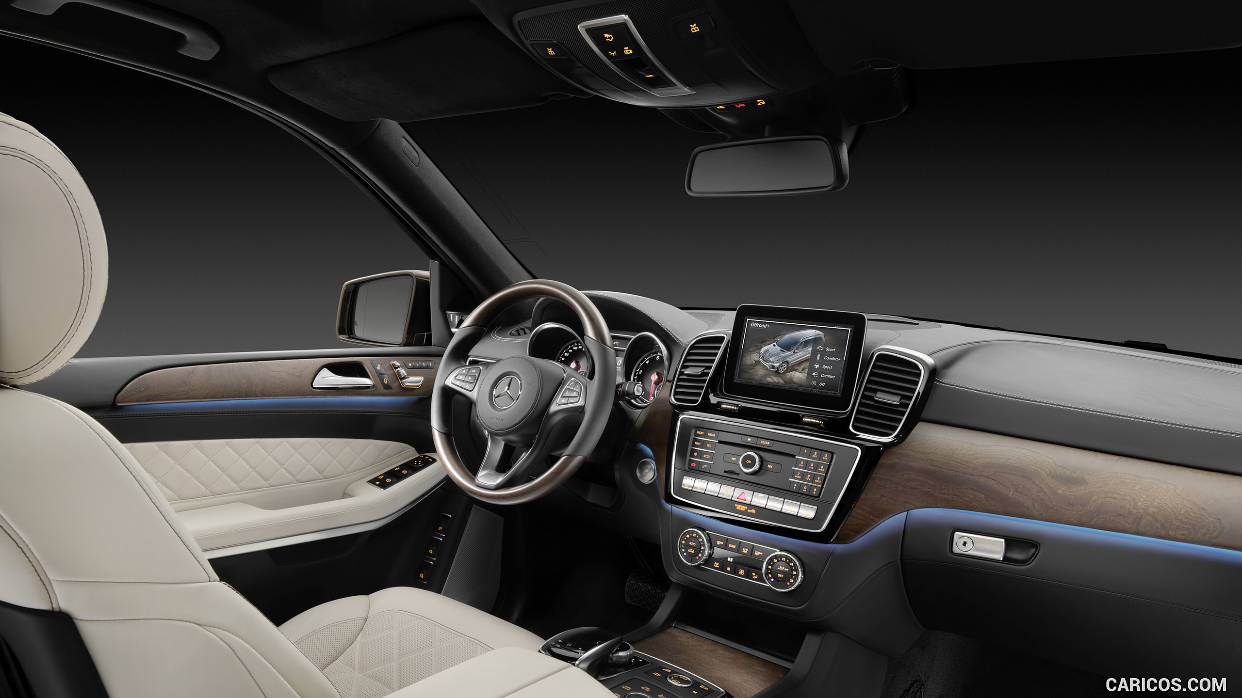 2017 Mercedes-Benz GLS 500 4MATIC - Nappa Leather Porcelain/Black Interior - Cockpit, #31 of 255