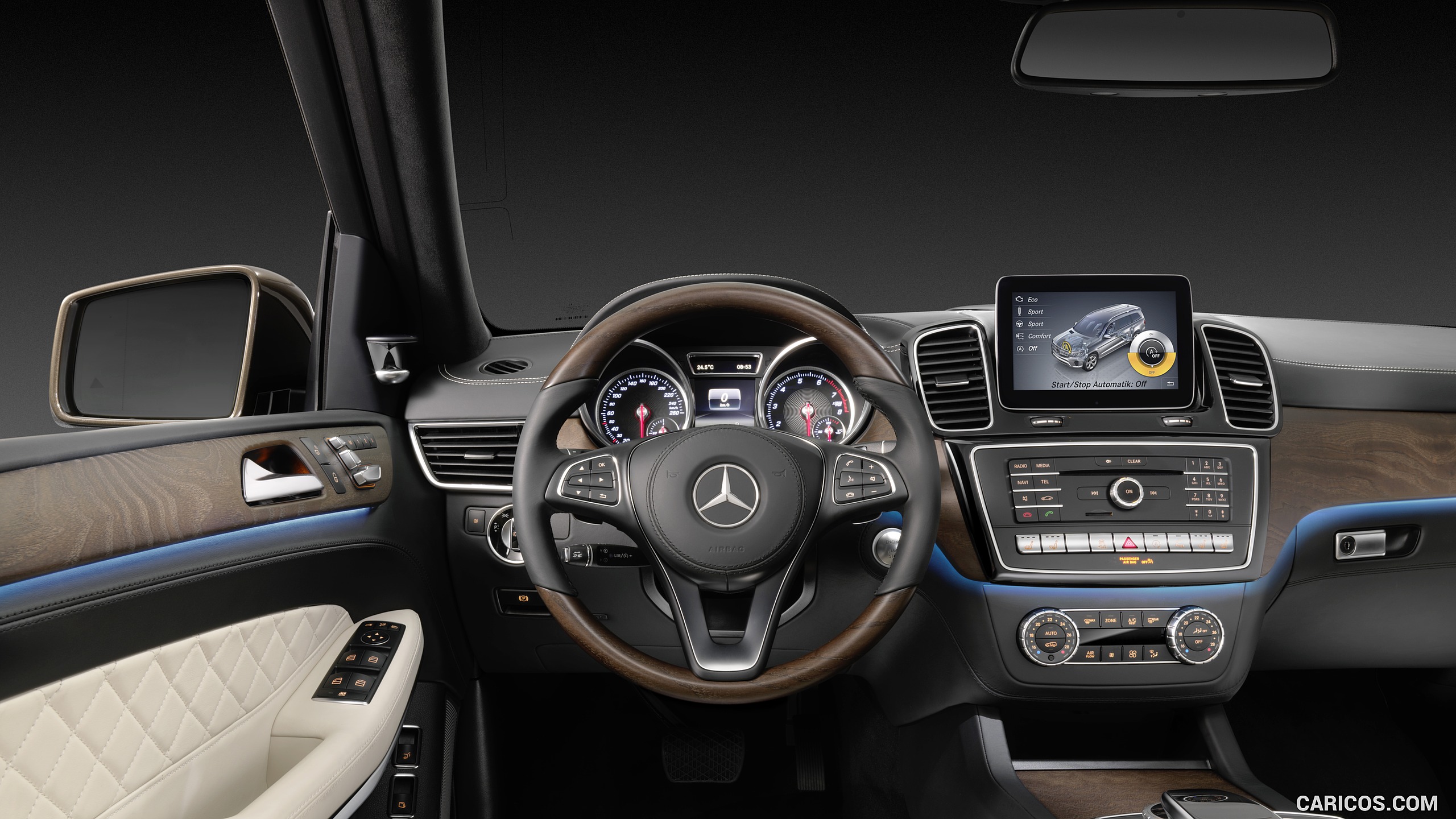 2017 Mercedes-Benz GLS 500 4MATIC - Nappa Leather Porcelain/Black Interior - Cockpit, #33 of 255