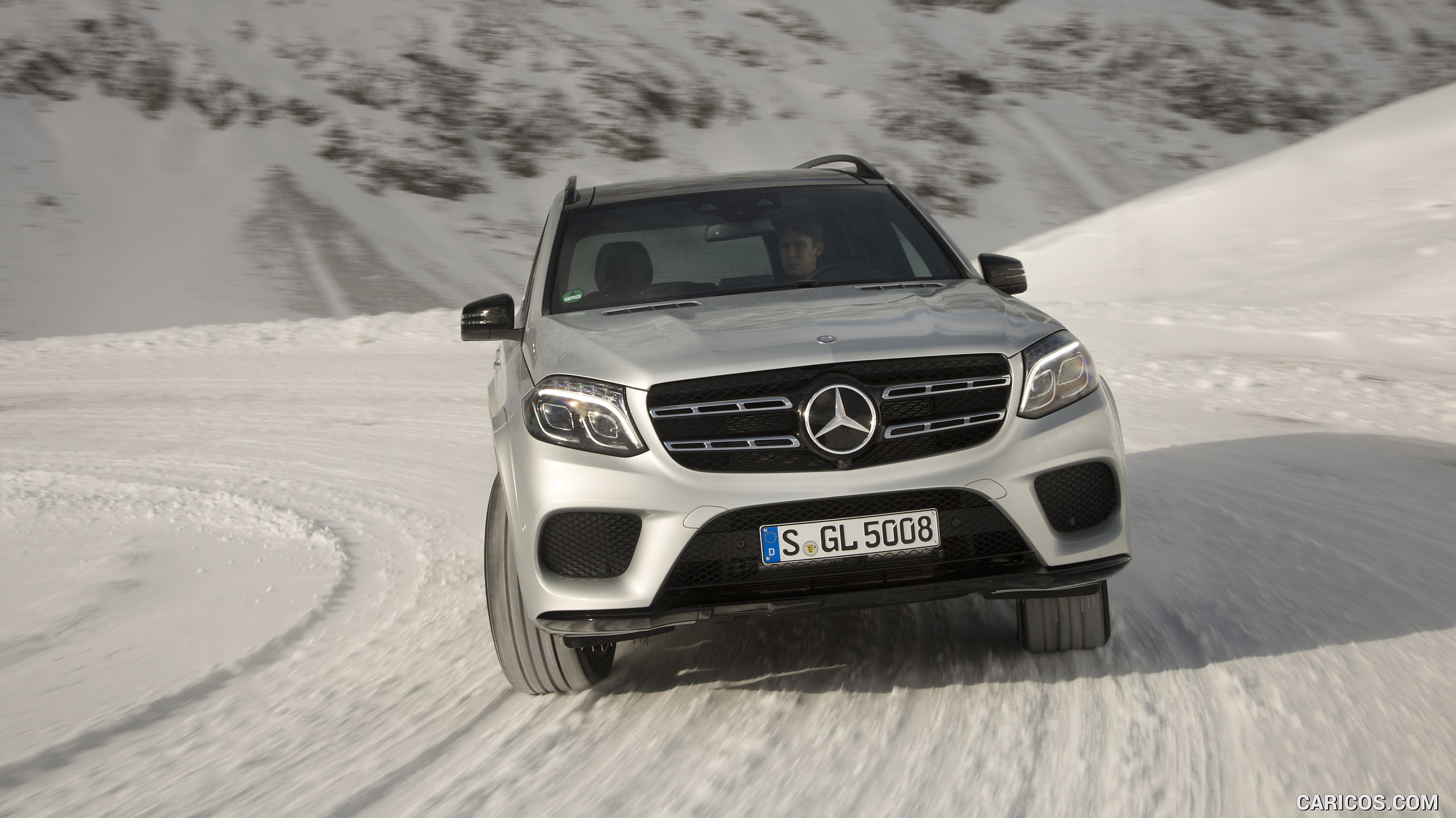 2017 Mercedes-Benz GLS 500 4MATIC AMG Line in Snow - Front, #127 of 255