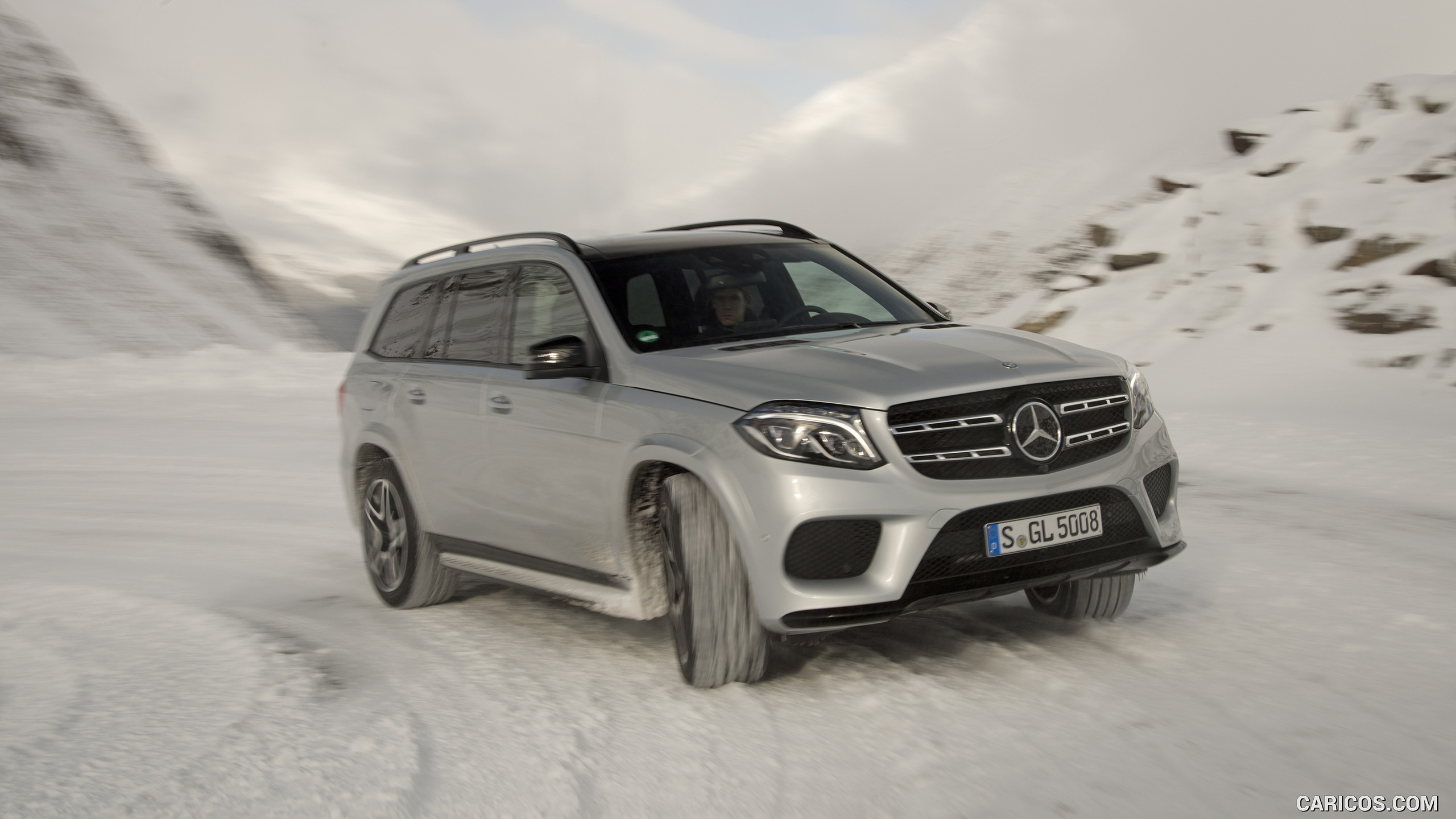2017 Mercedes-Benz GLS 500 4MATIC AMG Line in Snow - Front, #136 of 255