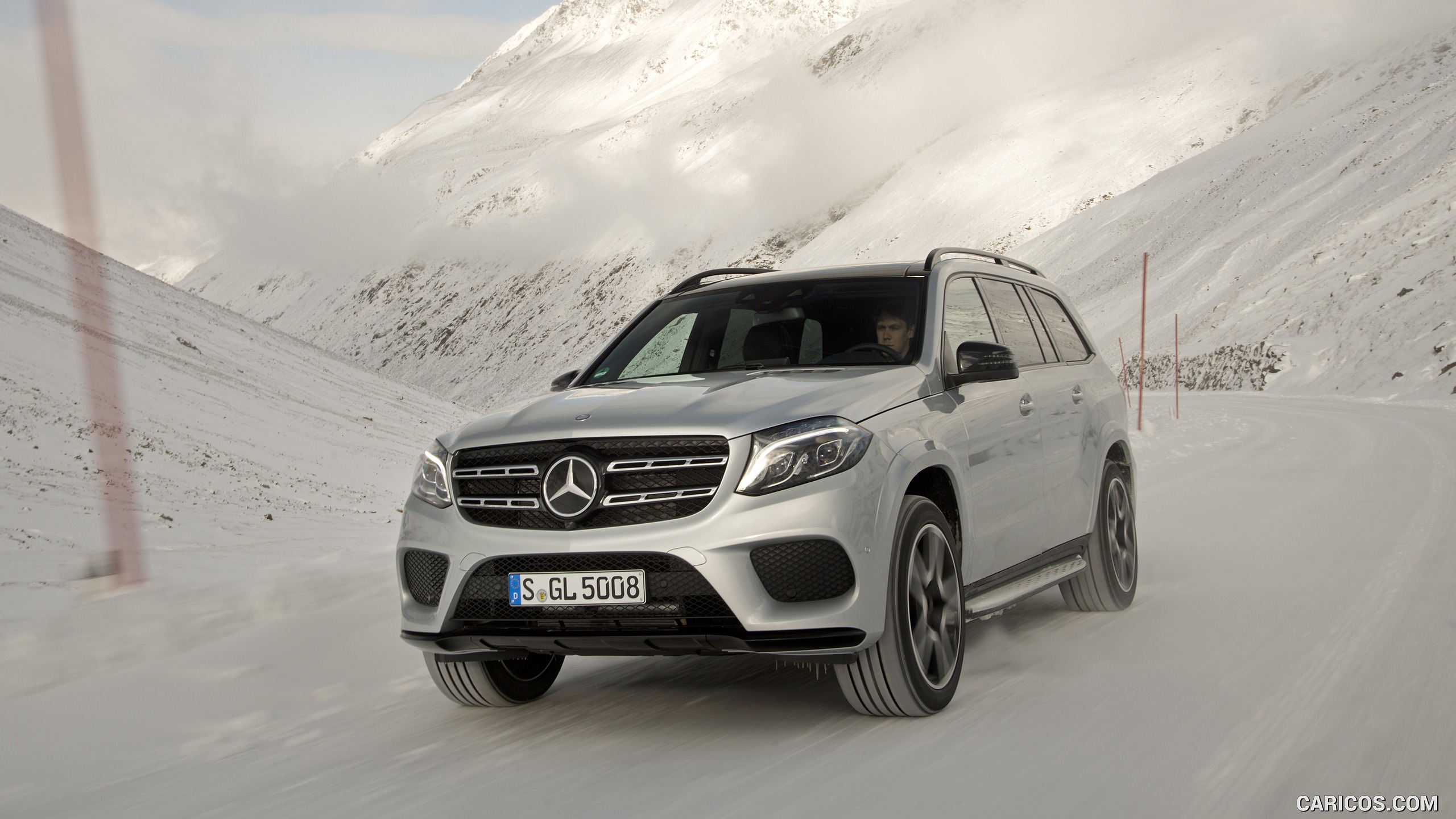 2017 Mercedes-Benz GLS 500 4MATIC AMG Line in Snow - Front, #138 of 255