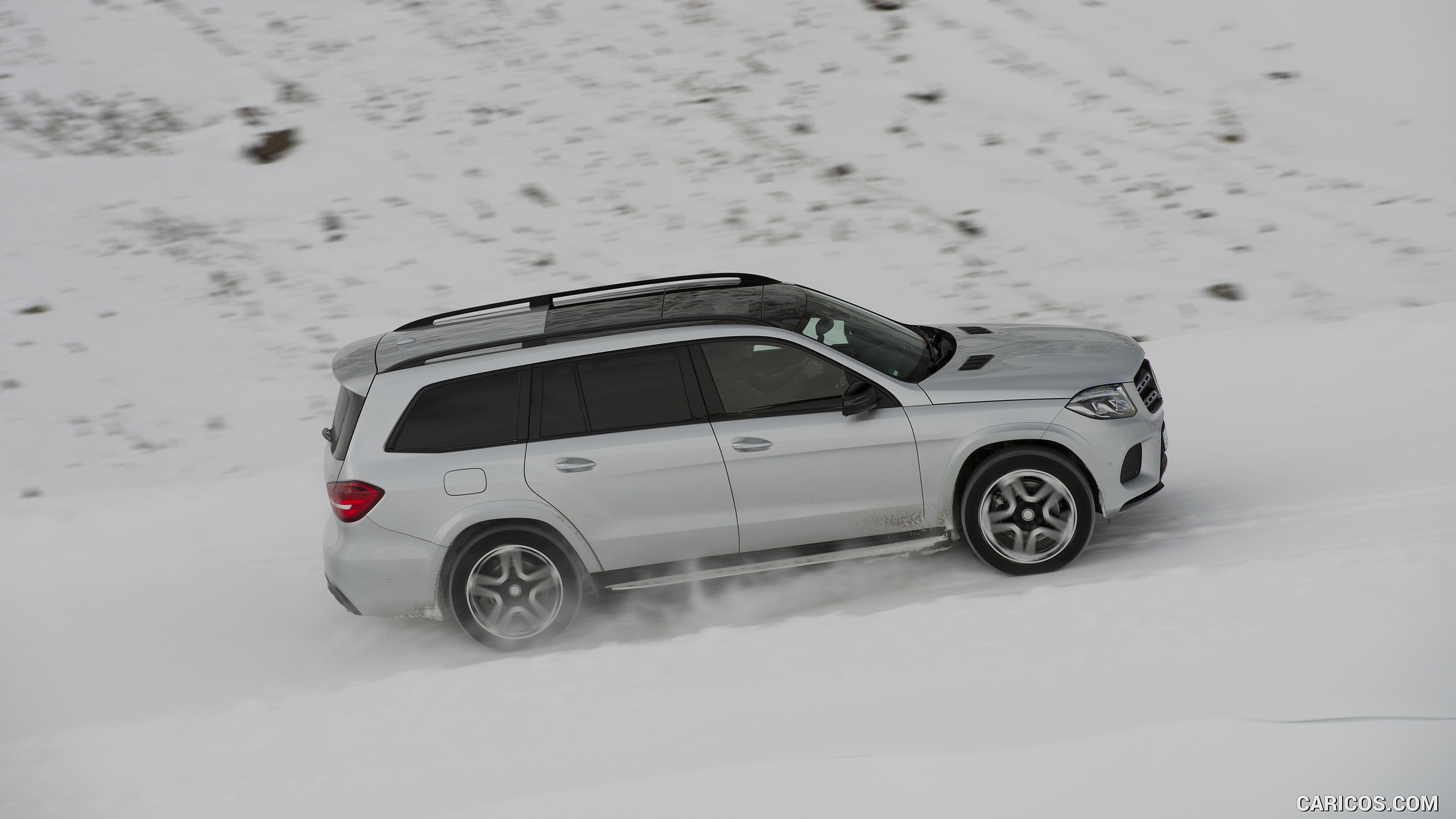 2017 Mercedes-Benz GLS 500 4MATIC AMG Line in Snow - Side, #153 of 255