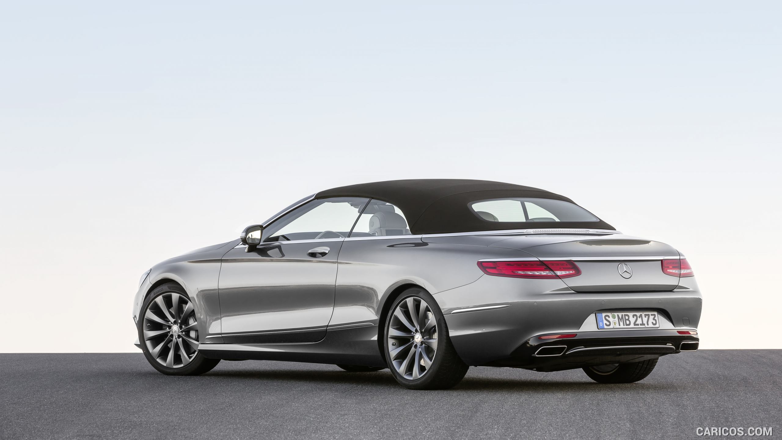 2017 Mercedes-Benz S-Class S500 Cabriolet (Selenit Grey) - Rear, #15 of 56