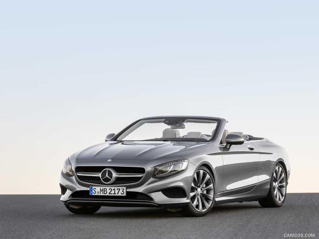 2017 Mercedes-Benz S-Class S500 Cabriolet (Selenit Grey) - Front