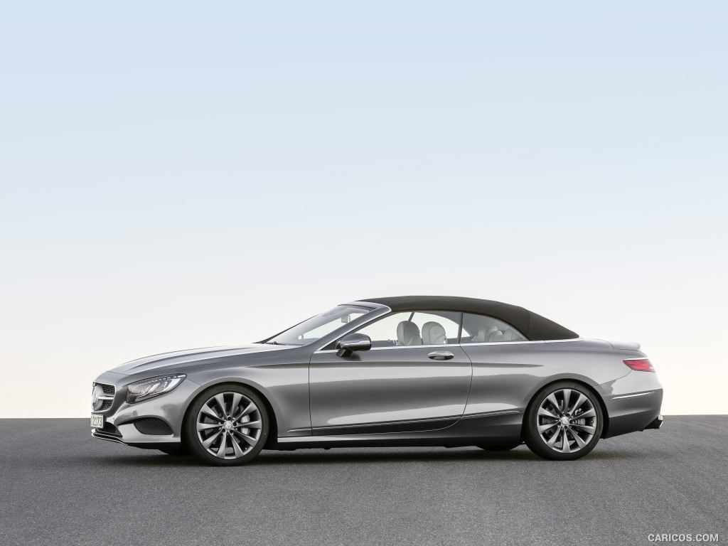 2017 Mercedes-Benz S-Class S500 Cabriolet (Selenit Grey) - Side