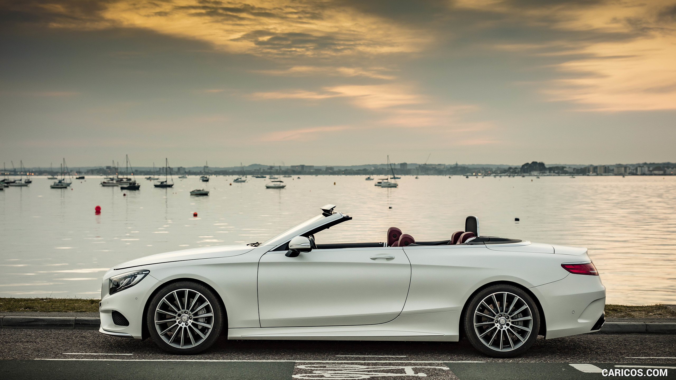 2017 Mercedes-Benz S-Class S500 Cabriolet AMG Line (UK-Spec) - Side, #3 of 43