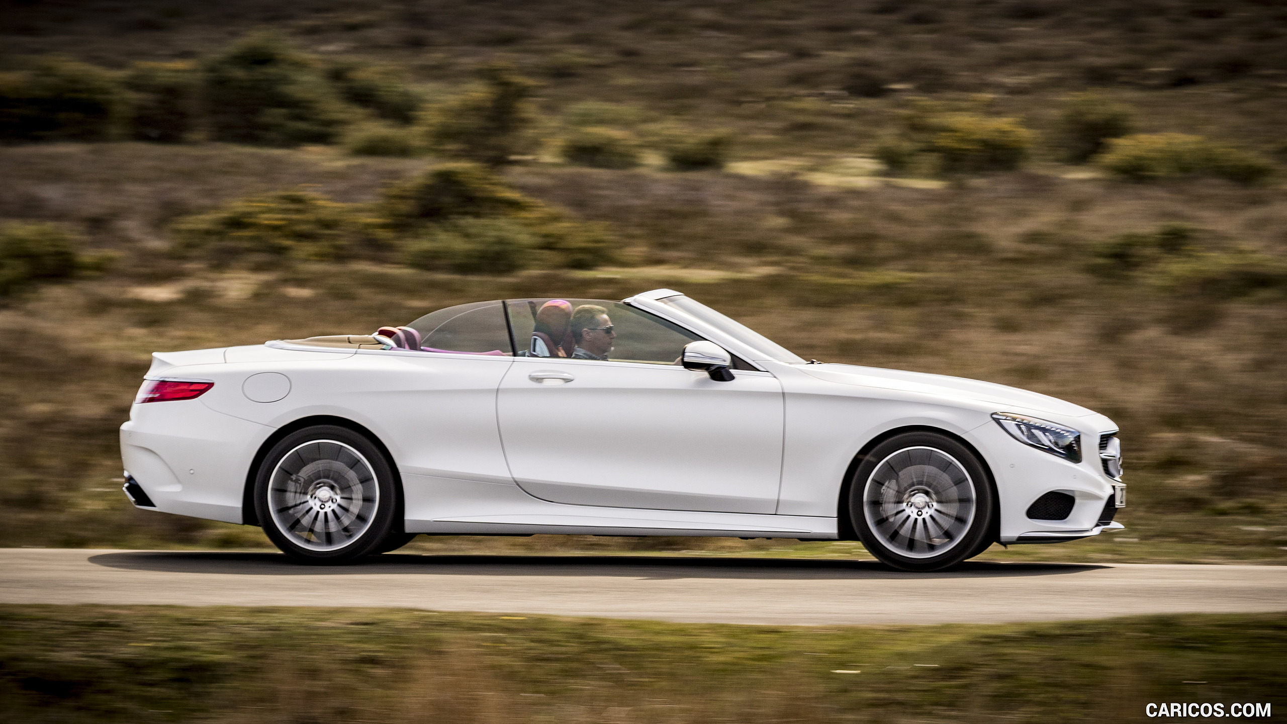 2017 Mercedes-Benz S-Class S500 Cabriolet AMG Line (UK-Spec) - Side, #26 of 43