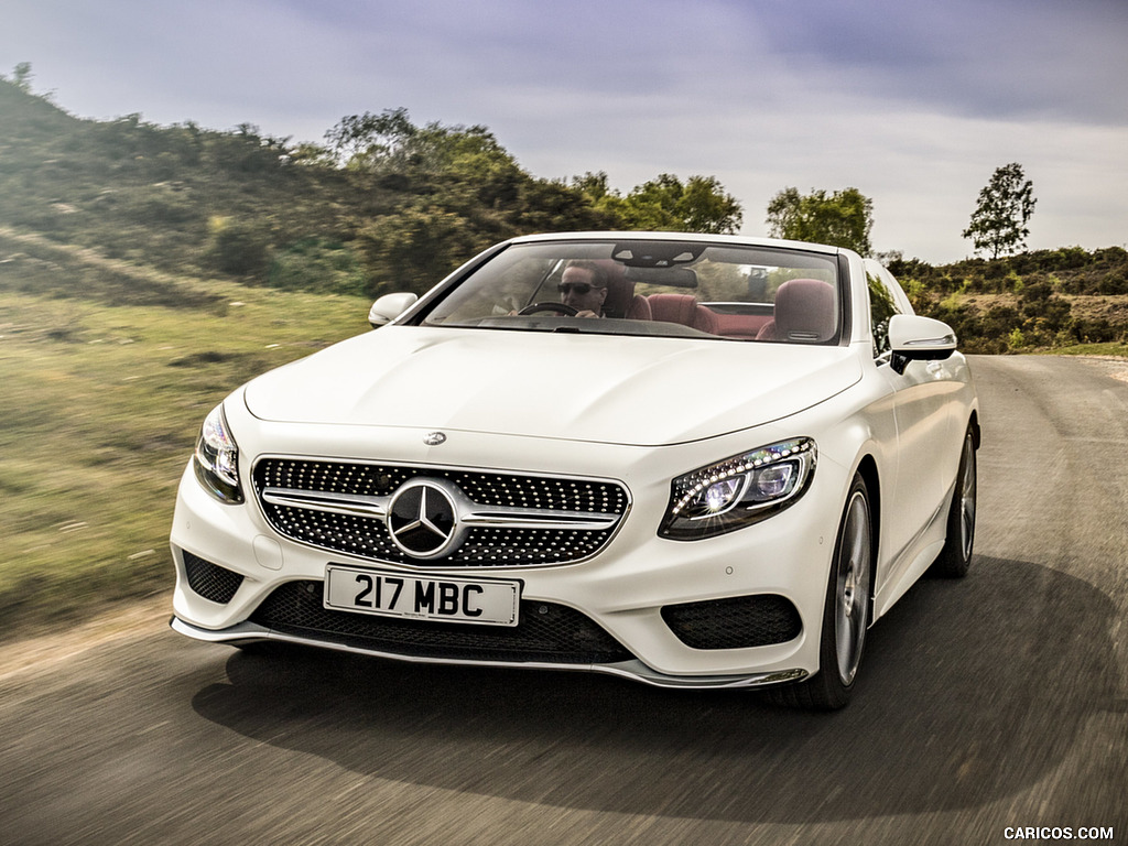 2017 Mercedes-Benz S-Class S500 Cabriolet AMG Line (UK-Spec) - Front