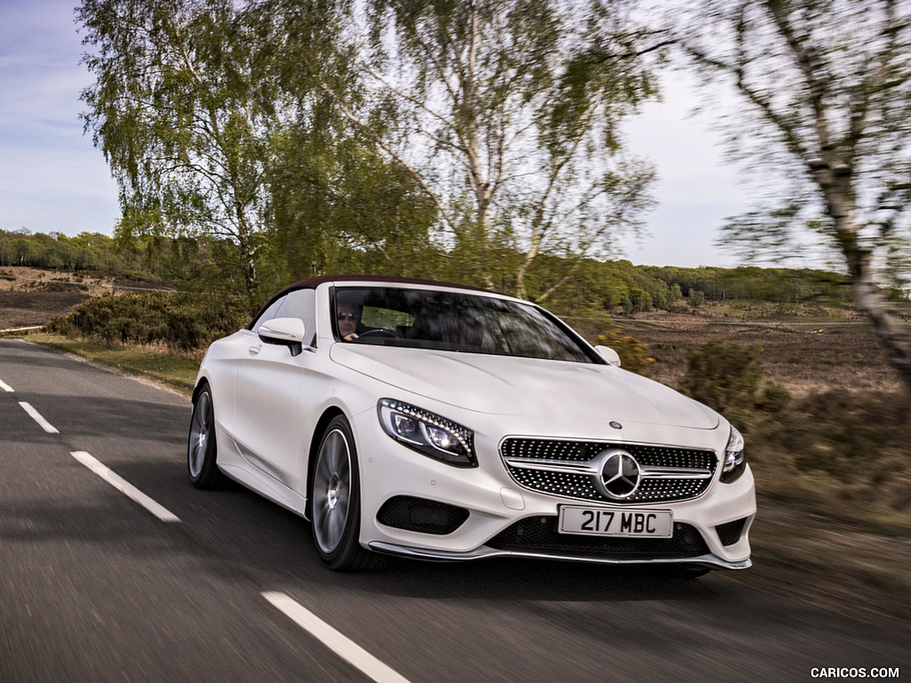 2017 Mercedes-Benz S-Class S500 Cabriolet AMG Line (UK-Spec) - Front