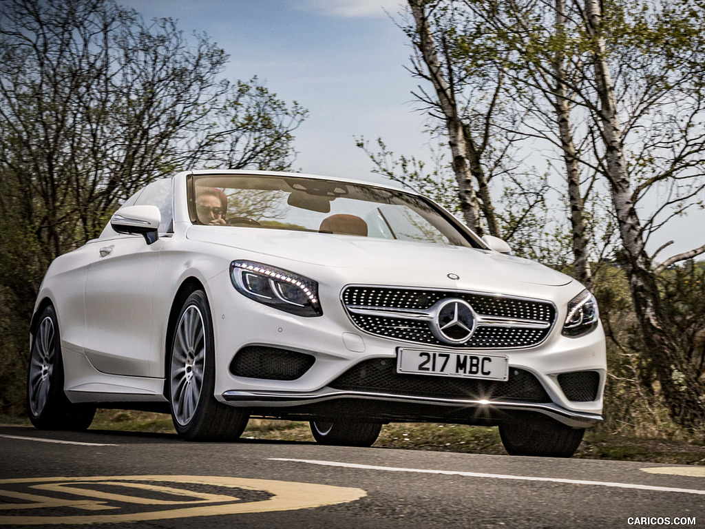 2017 Mercedes-Benz S-Class S500 Cabriolet AMG Line (UK-Spec) - Front Three-Quarter