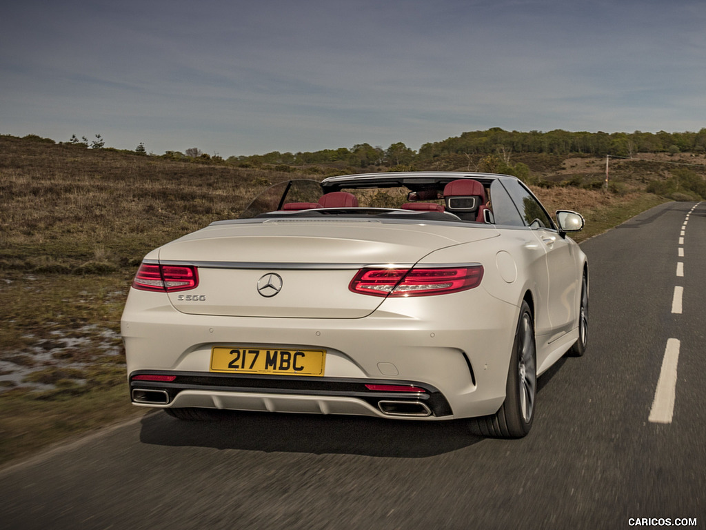 2017 Mercedes-Benz S-Class S500 Cabriolet AMG Line (UK-Spec) - Rear