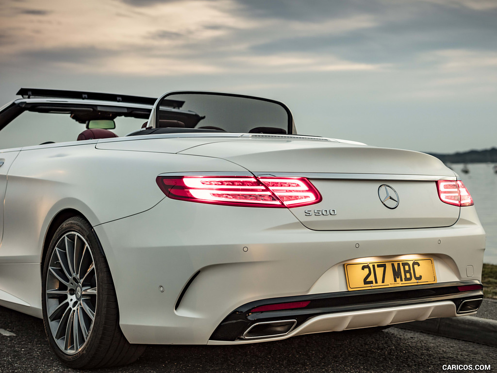 2017 Mercedes-Benz S-Class S500 Cabriolet AMG Line (UK-Spec) - Rear