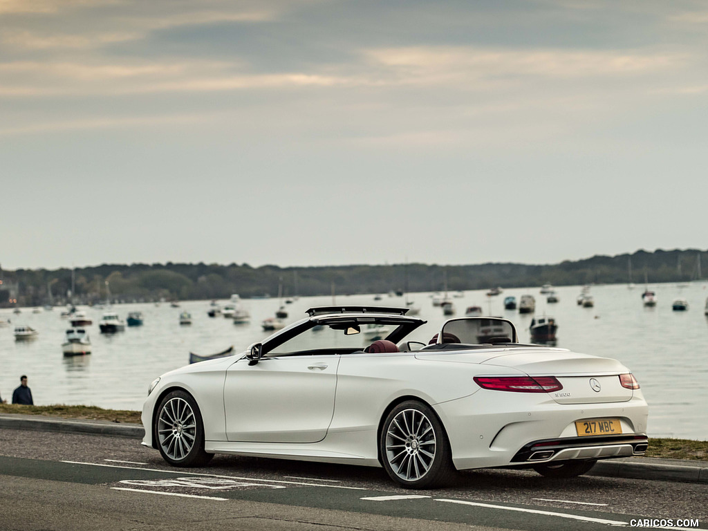 2017 Mercedes-Benz S-Class S500 Cabriolet AMG Line (UK-Spec) - Rear Three-Quarter