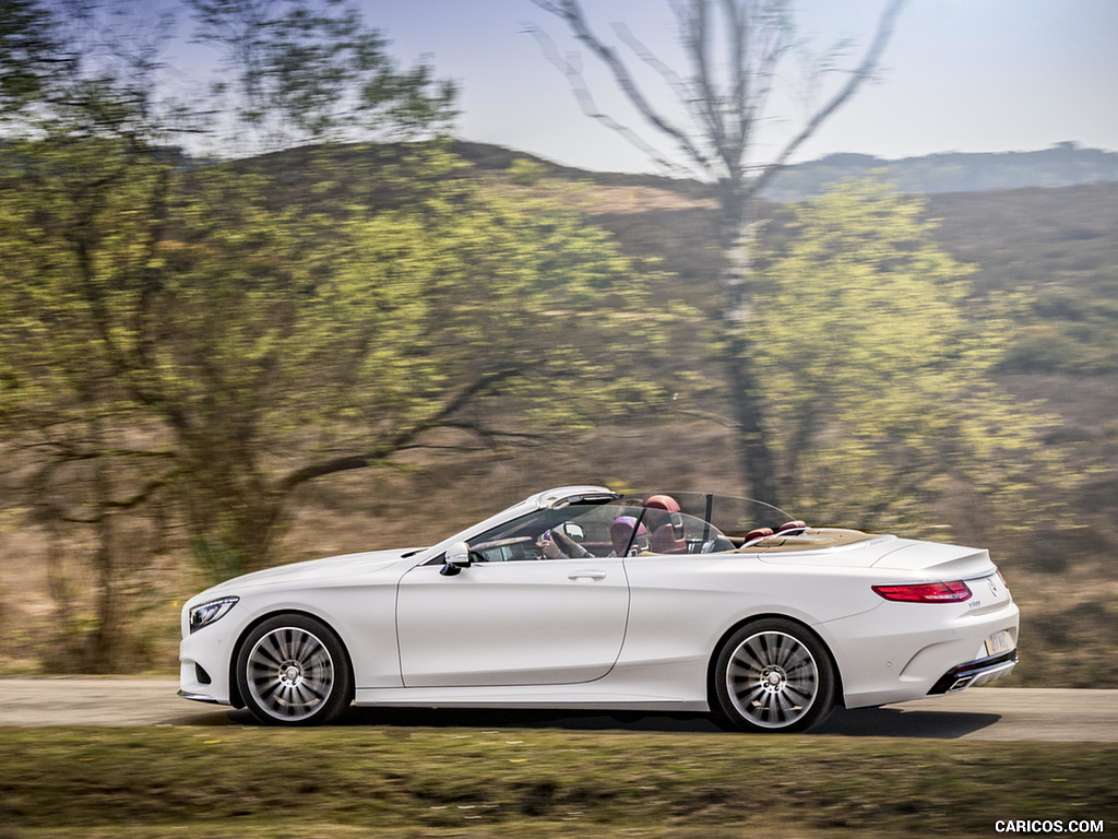 2017 Mercedes-Benz S-Class S500 Cabriolet AMG Line (UK-Spec) - Side