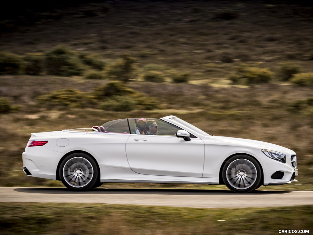 2017 Mercedes-Benz S-Class S500 Cabriolet AMG Line (UK-Spec) - Side