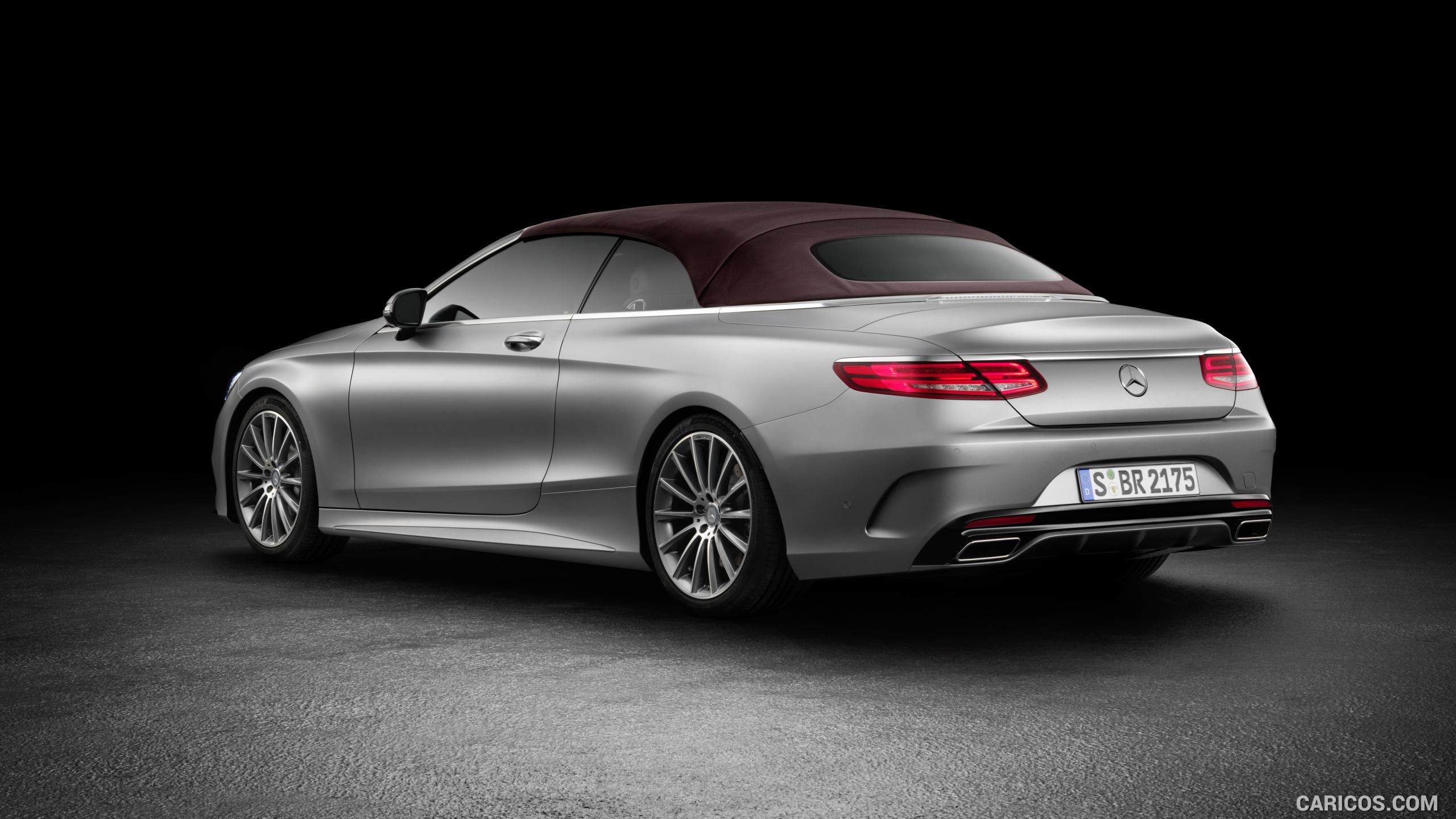 2017 Mercedes-Benz S-Class S500 Cabriolet AMG-line (Alanit Grey Magno) - Rear, #25 of 56