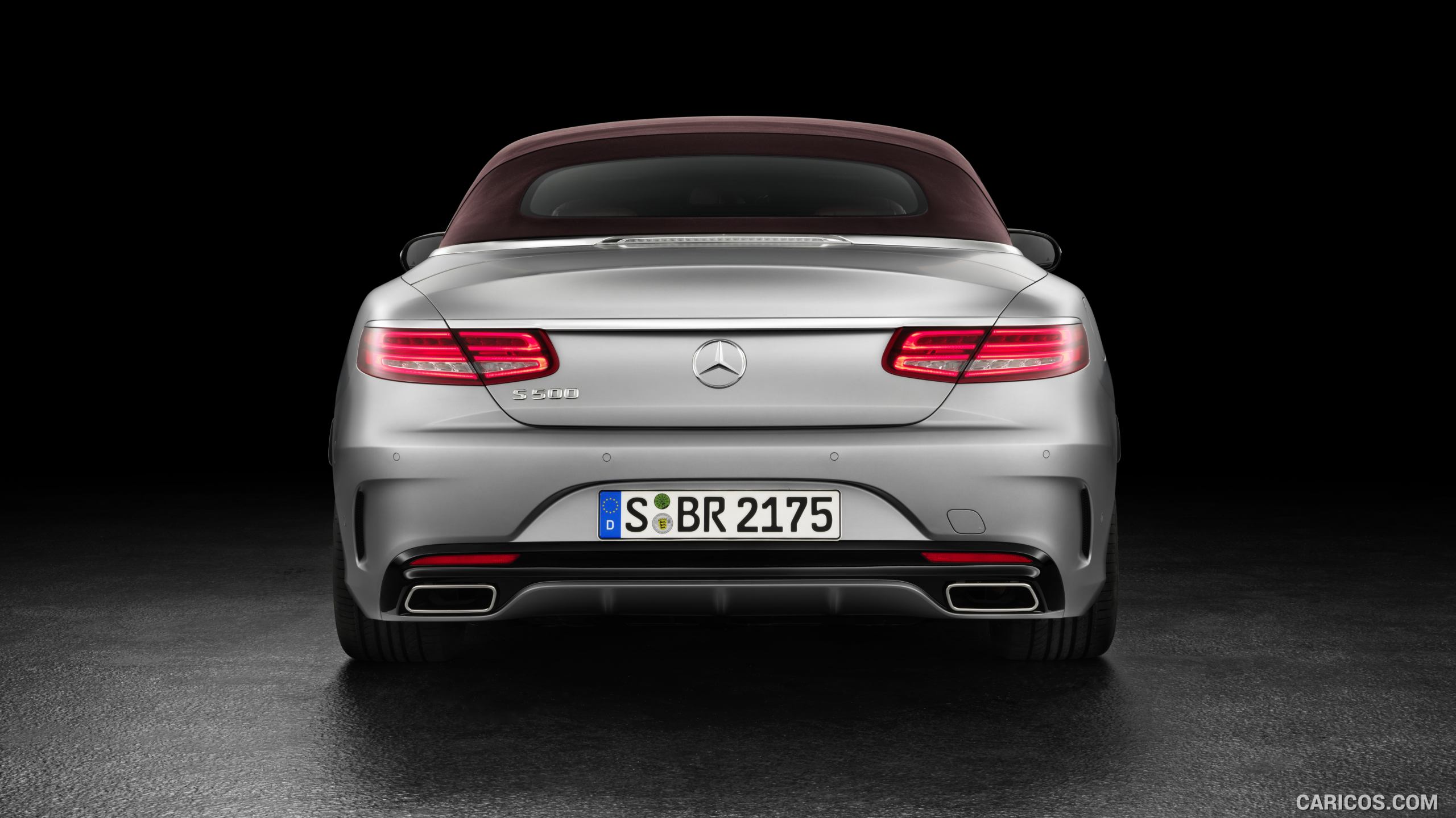 2017 Mercedes-Benz S-Class S500 Cabriolet AMG-line (Alanit Grey Magno) - Rear, #30 of 56