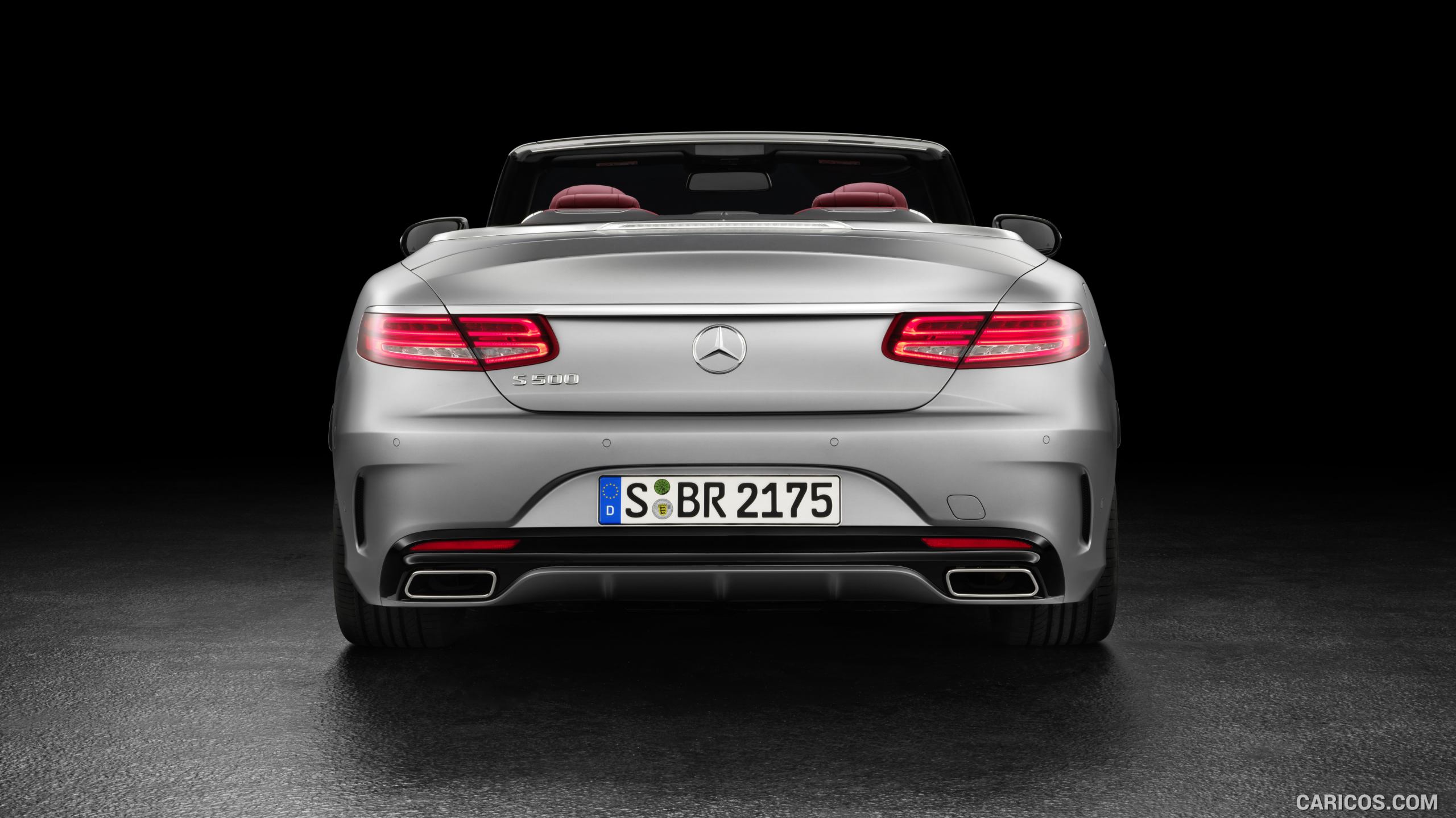 2017 Mercedes-Benz S-Class S500 Cabriolet AMG-line (Alanit Grey Magno) - Rear, #31 of 56