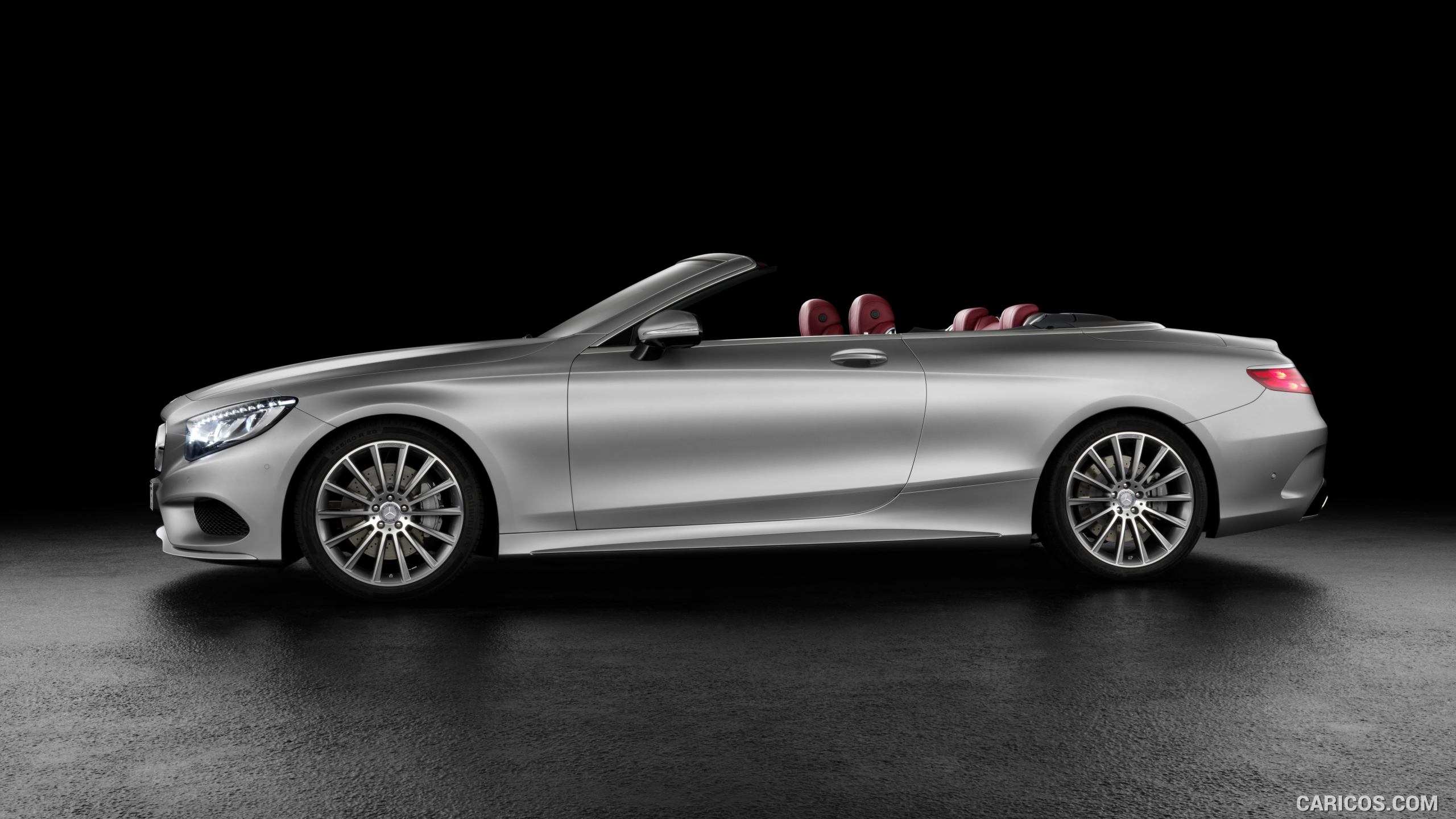 2017 Mercedes-Benz S-Class S500 Cabriolet AMG-line (Alanit Grey Magno) - Side, #26 of 56