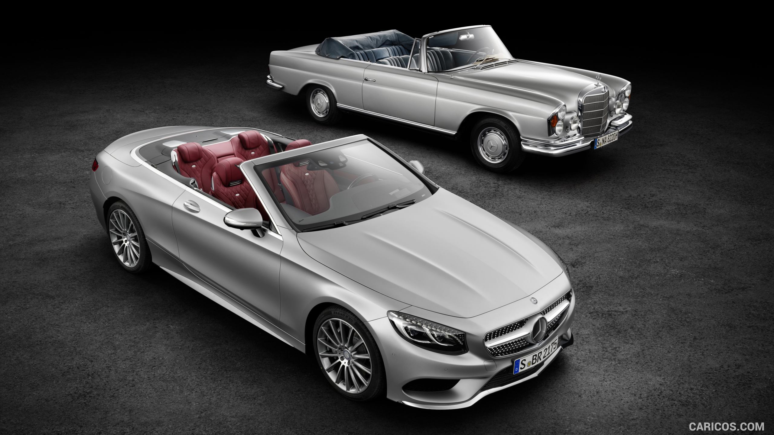 2017 Mercedes-Benz S-Class S500 Cabriolet AMG-line (Alanit Grey Magno) with S-Class Cabriolet W 111 - Front, #35 of 56
