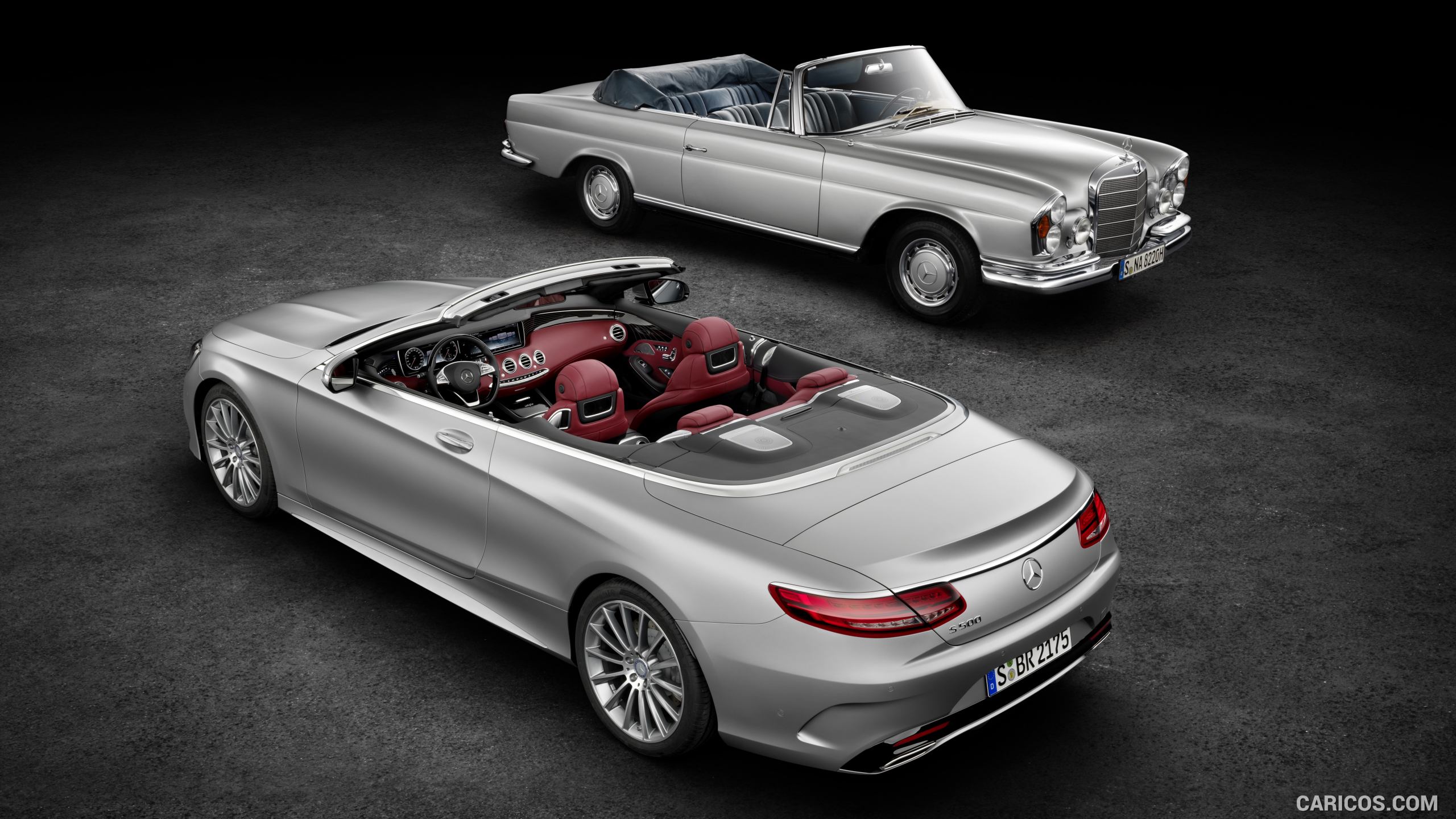 2017 Mercedes-Benz S-Class S500 Cabriolet AMG-line (Alanit Grey Magno) with S-Class Cabriolet W 111 - Rear, #36 of 56