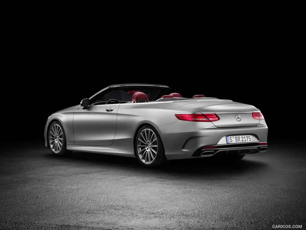 2017 Mercedes-Benz S-Class S500 Cabriolet AMG-line (Alanit Grey Magno) - Rear