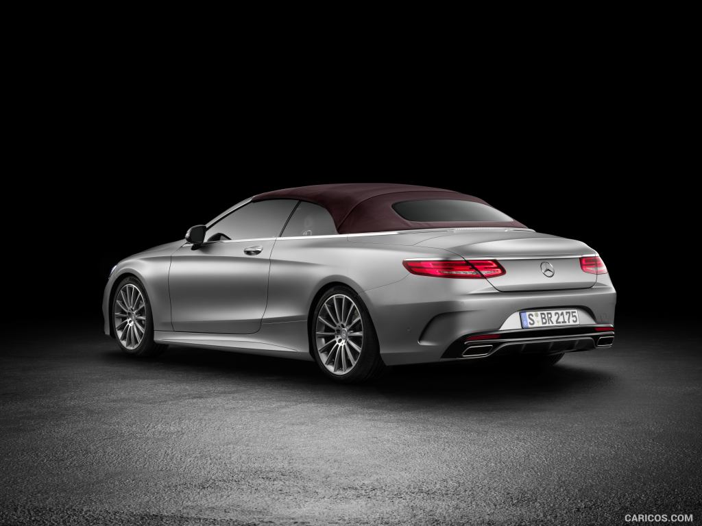 2017 Mercedes-Benz S-Class S500 Cabriolet AMG-line (Alanit Grey Magno) - Rear