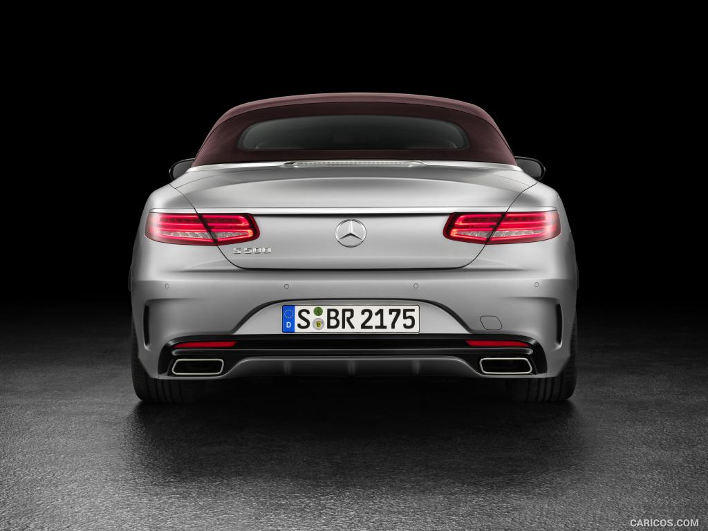 2017 Mercedes-Benz S-Class S500 Cabriolet AMG-line (Alanit Grey Magno) - Rear