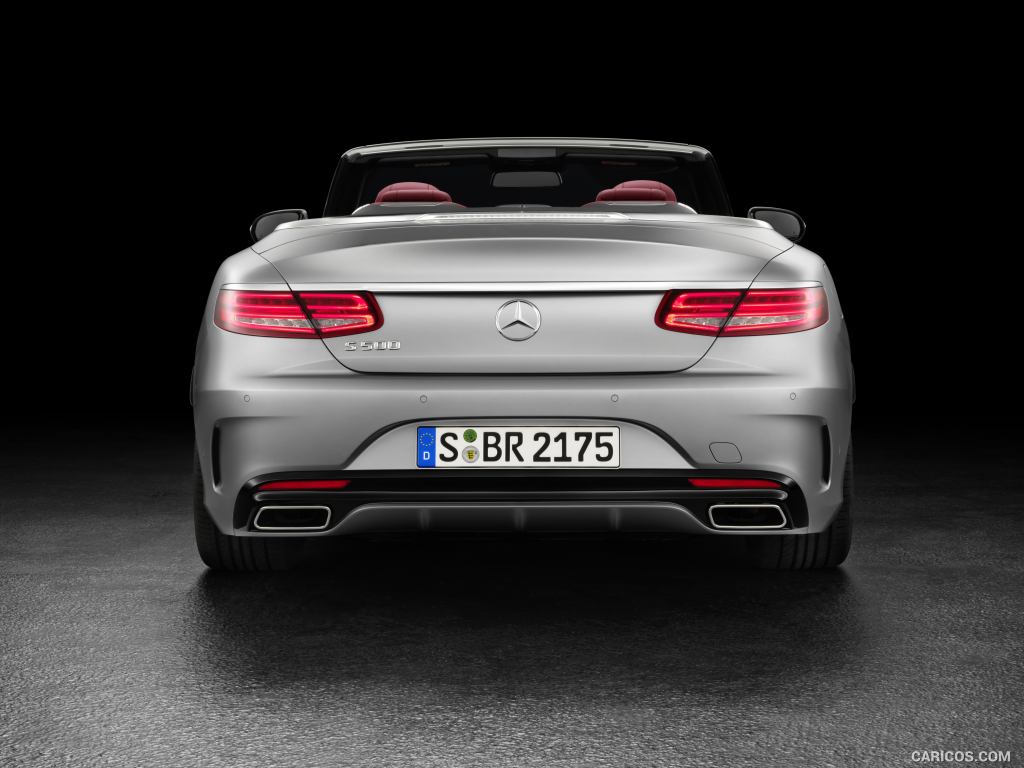 2017 Mercedes-Benz S-Class S500 Cabriolet AMG-line (Alanit Grey Magno) - Rear