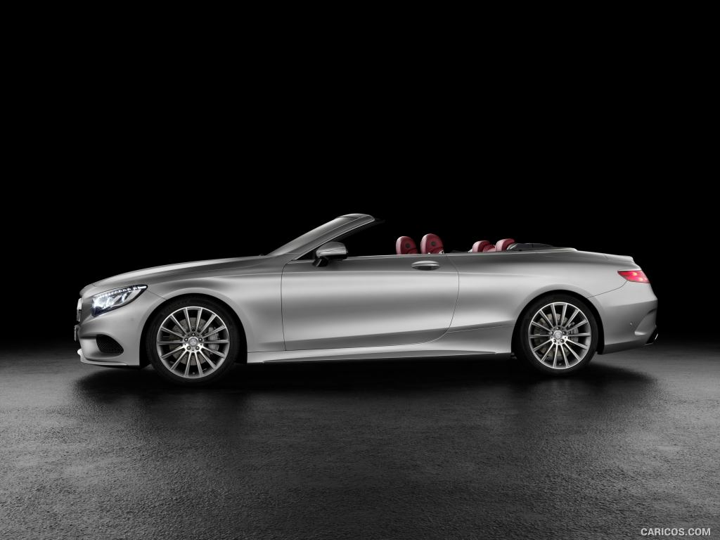 2017 Mercedes-Benz S-Class S500 Cabriolet AMG-line (Alanit Grey Magno) - Side