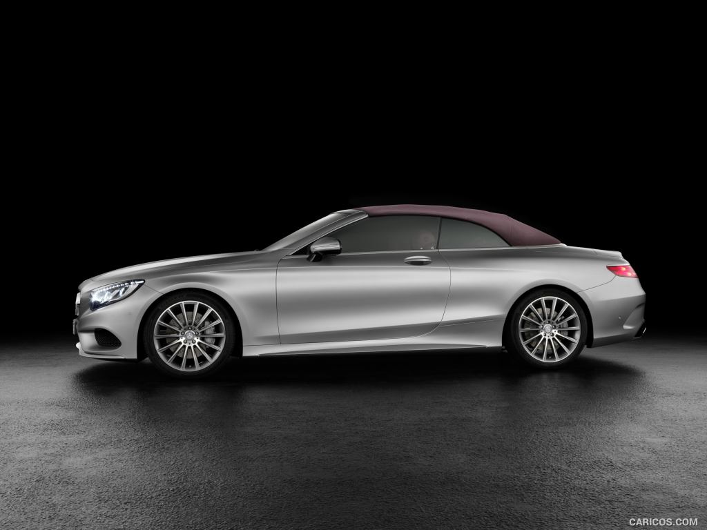 2017 Mercedes-Benz S-Class S500 Cabriolet AMG-line (Alanit Grey Magno) - Side