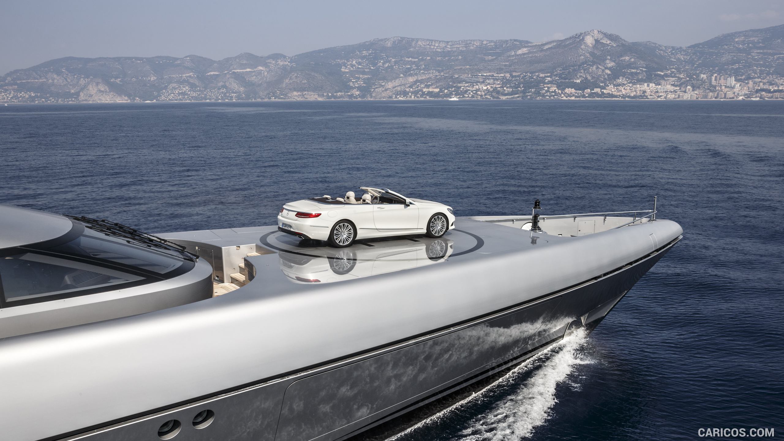 2017 Mercedes-Benz S-Class S500 Cabriolet aboard Silver Fast Yacht - Side, #49 of 56