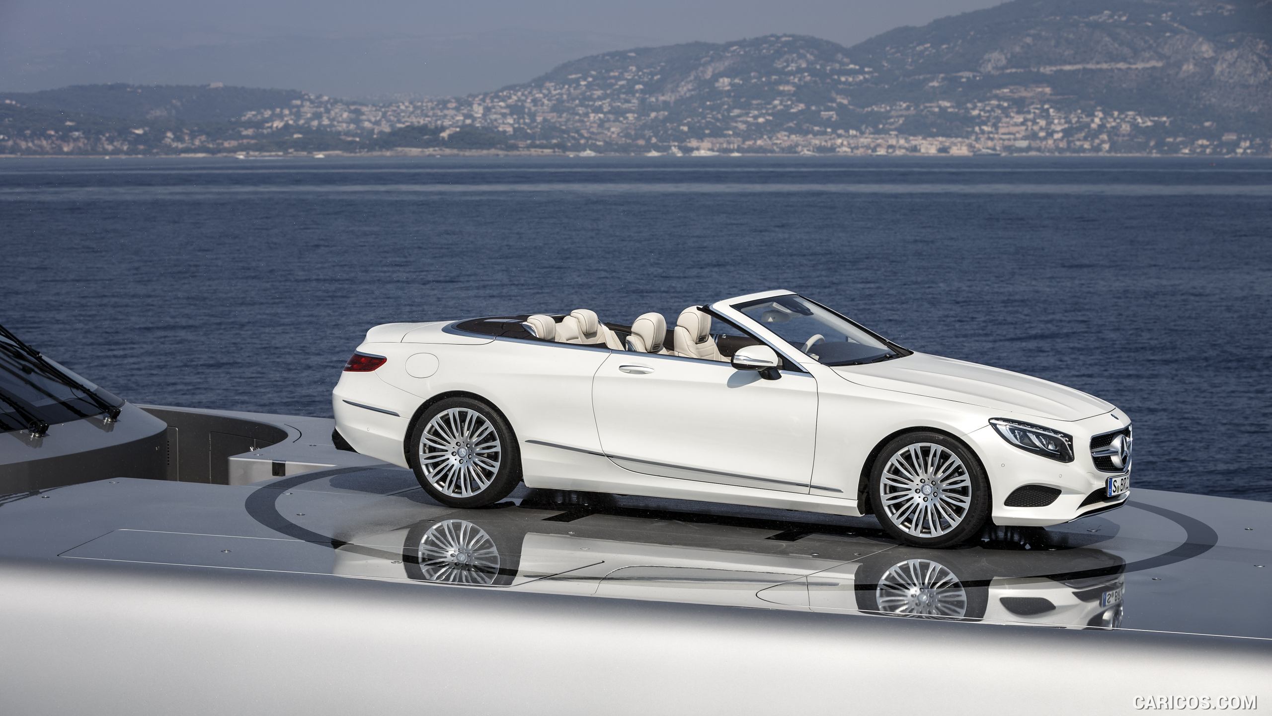 2017 Mercedes-Benz S-Class S500 Cabriolet aboard Silver Fast Yacht - Side, #54 of 56