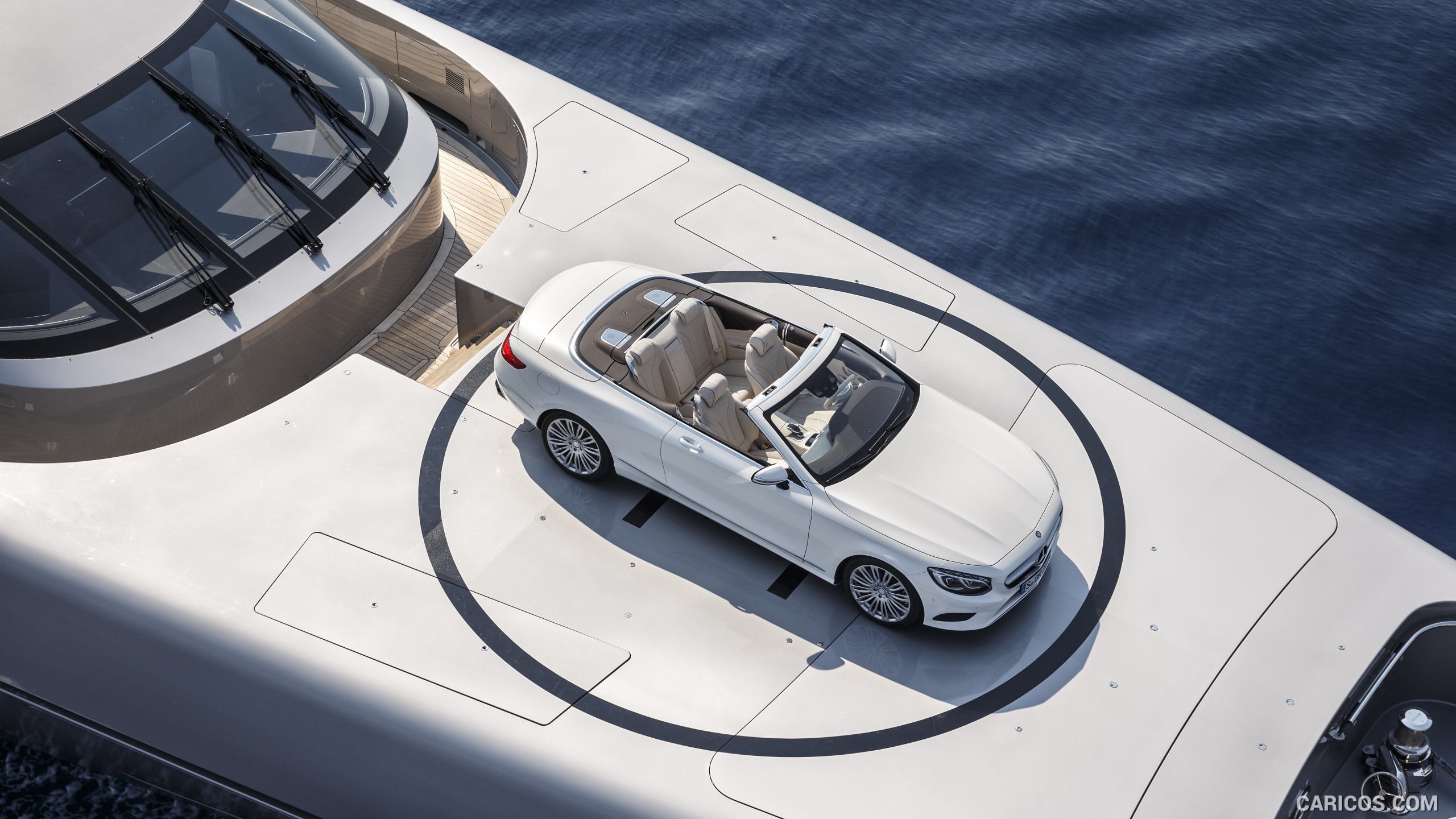 2017 Mercedes-Benz S-Class S500 Cabriolet aboard Silver Fast Yacht - Top, #50 of 56