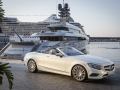 2017 Mercedes-Benz S-Class S500 Cabriolet and Silver Fast Yacht - Front