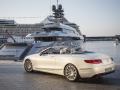 2017 Mercedes-Benz S-Class S500 Cabriolet and Silver Fast Yacht - Rear