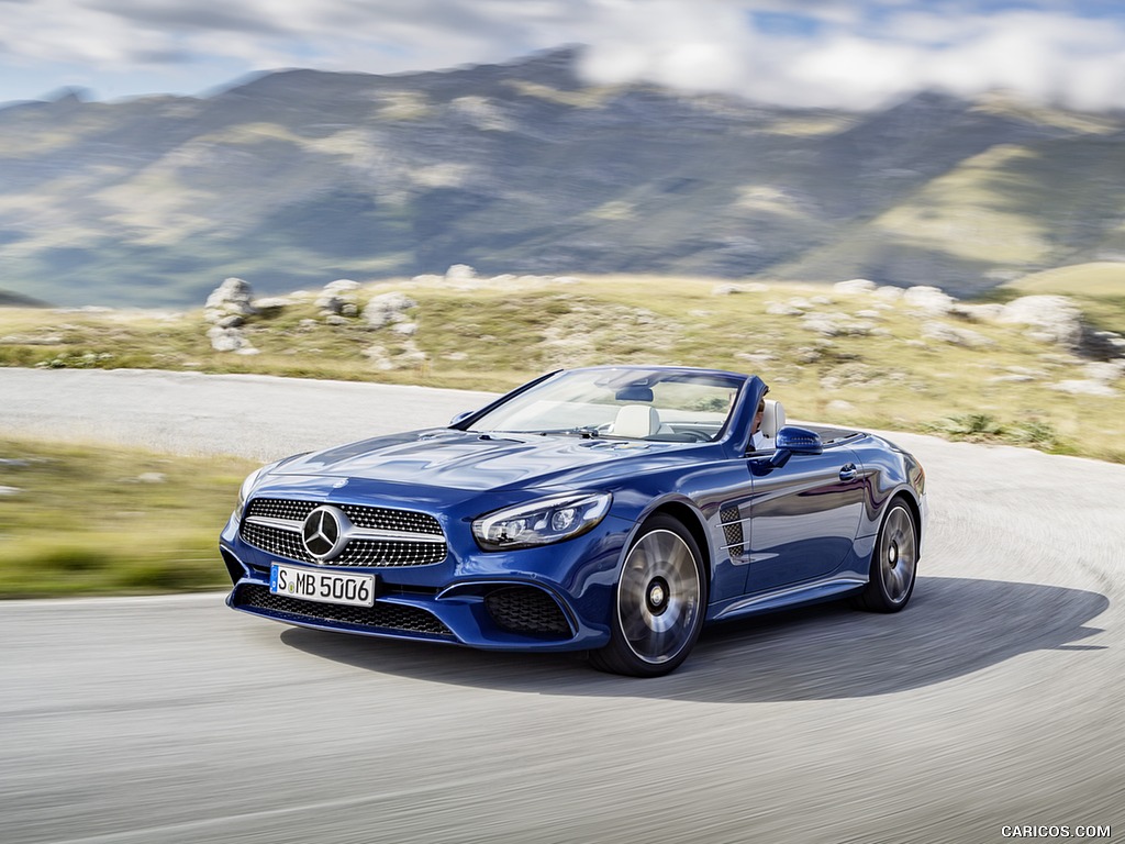 2017 Mercedes-Benz SL 500 AMG Line (Color: Brilliant Blue) - Front