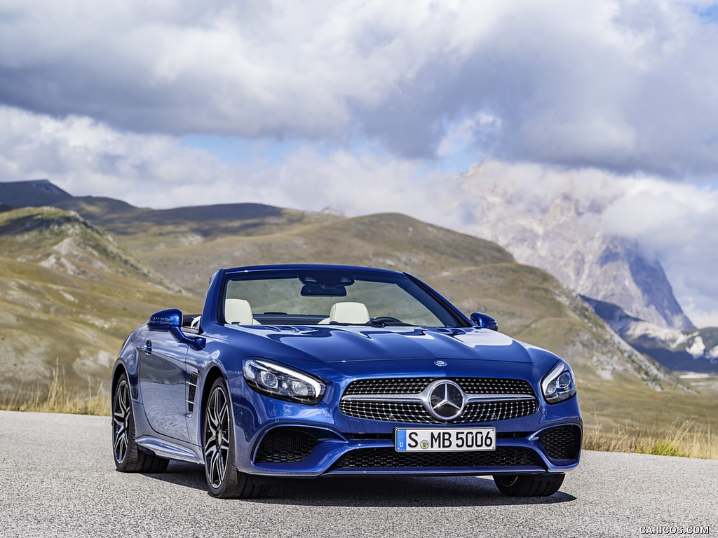 2017 Mercedes-Benz SL 500 AMG Line (Color: Brilliant Blue) - Front